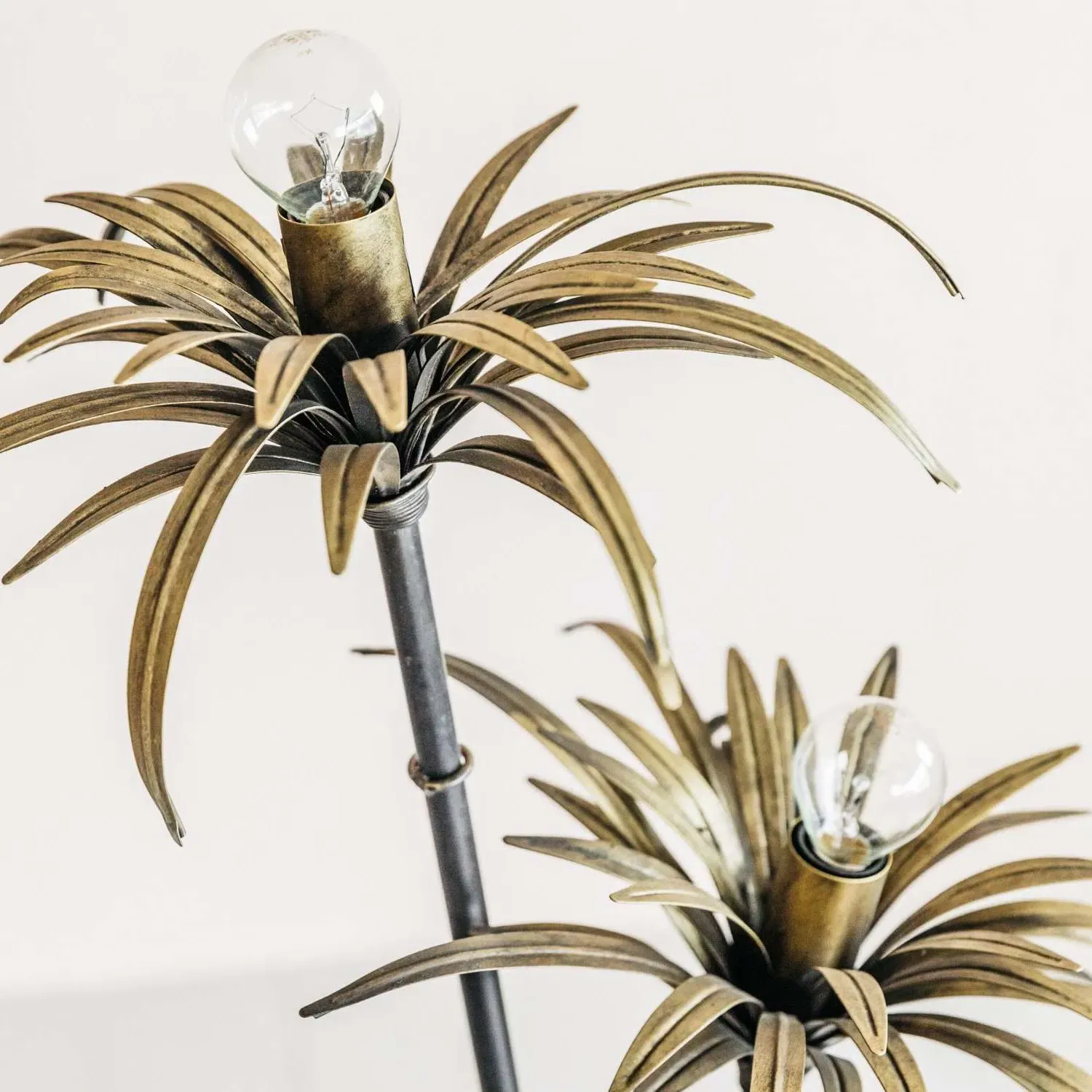 Palm Tree Floor Light - Bronze, Iron