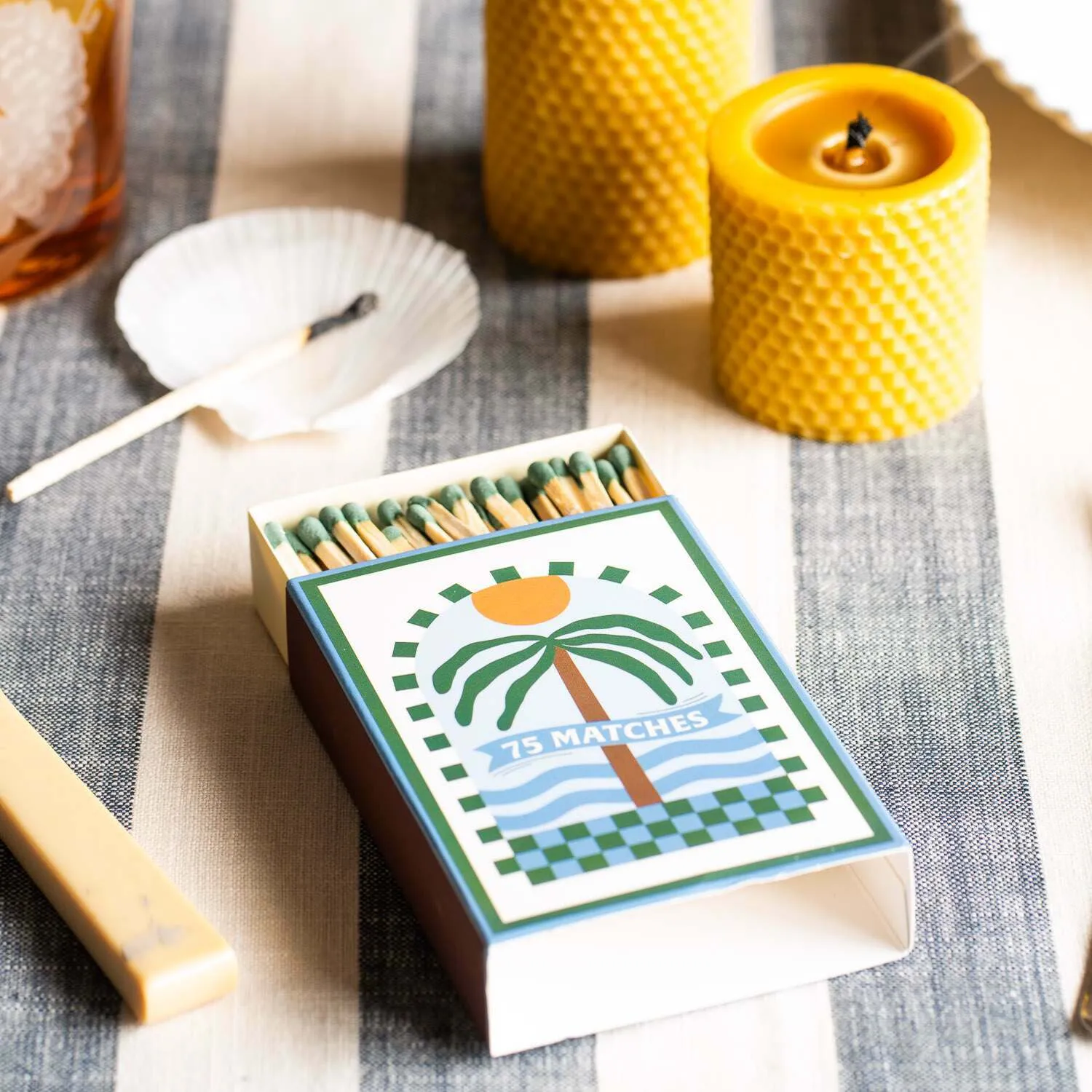 Palm Tree Matchbox - Paper