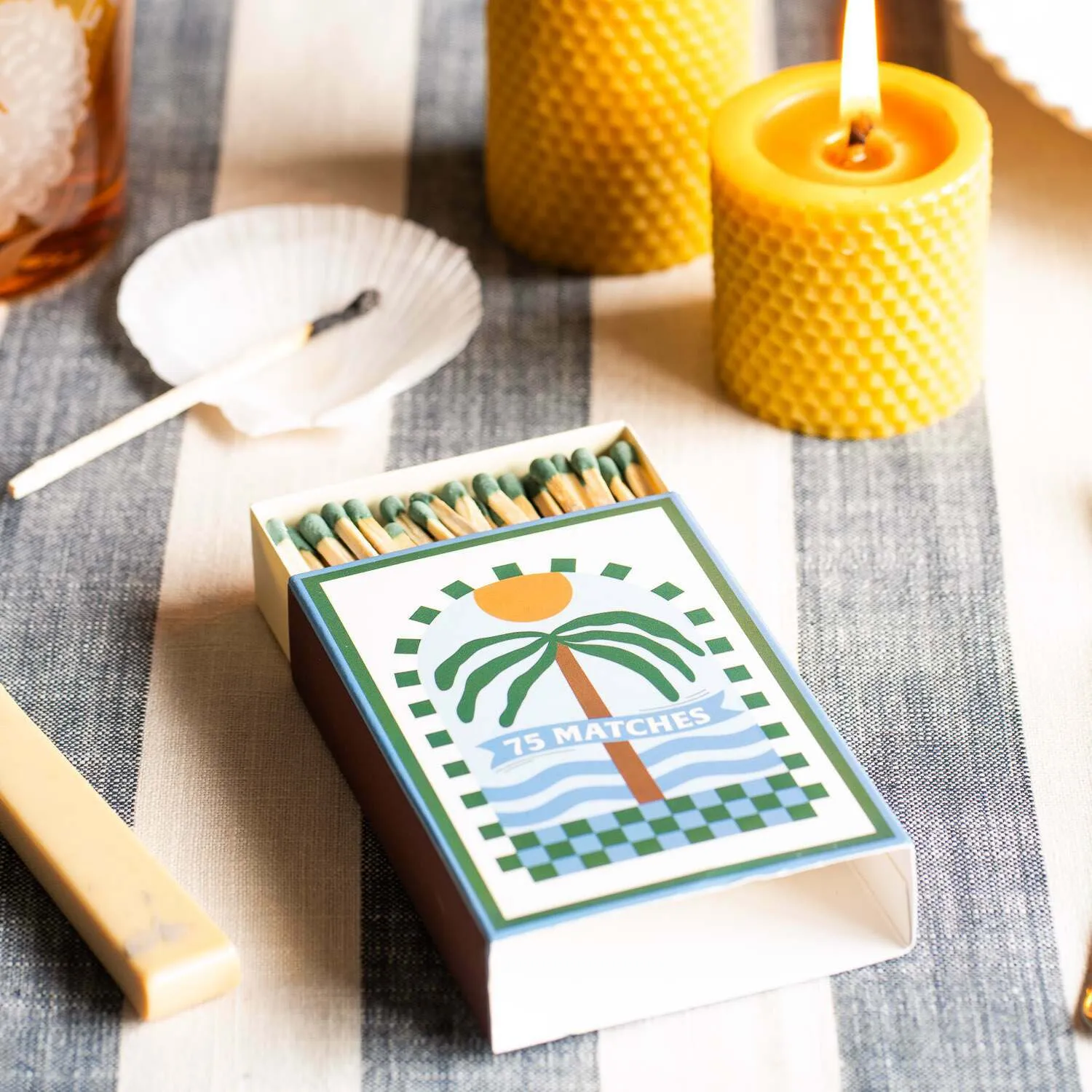 Palm Tree Matchbox - Paper