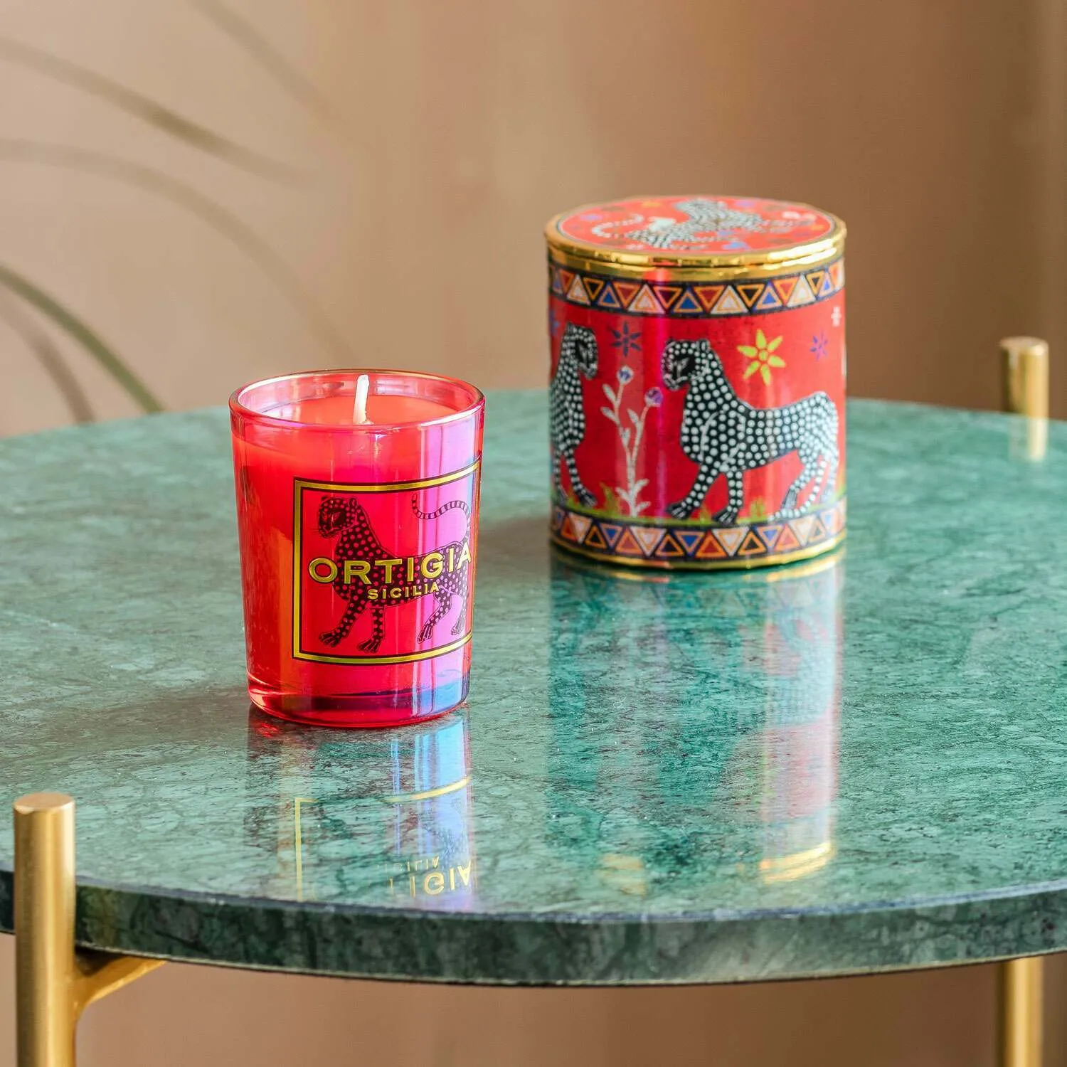 Palo Santo Scented Candle - Rouge