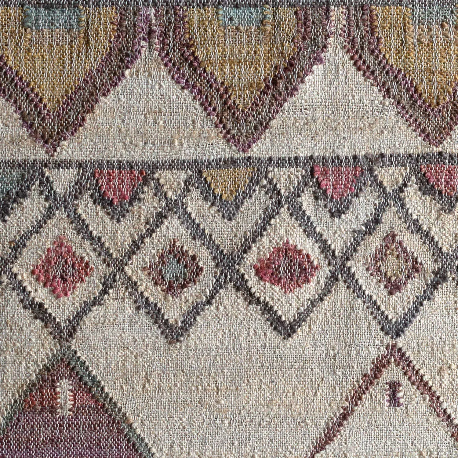 Panja Rug 120 x 180cm - Kilim Pattern, Jute