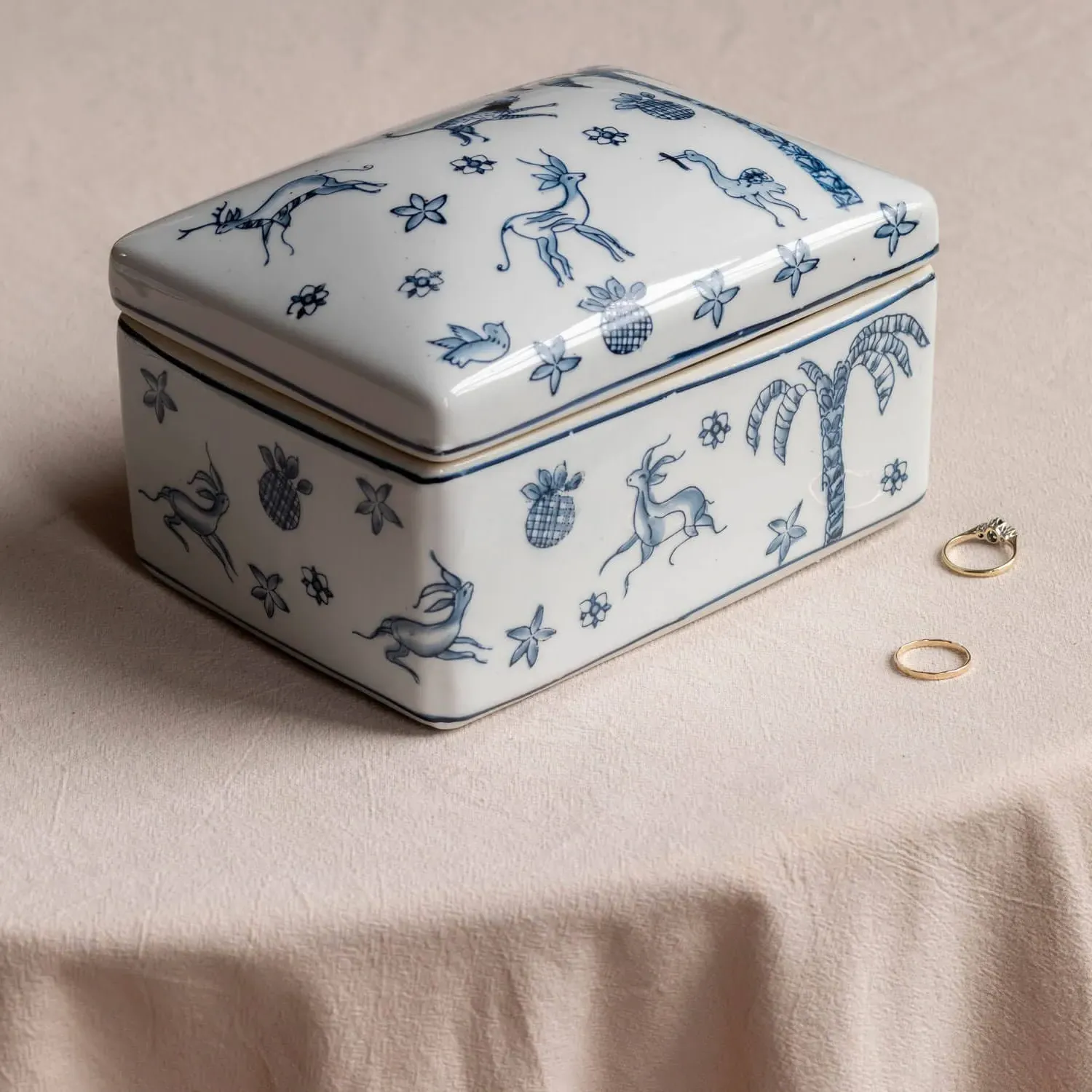 Paradise Trinket Box - Porcelain image