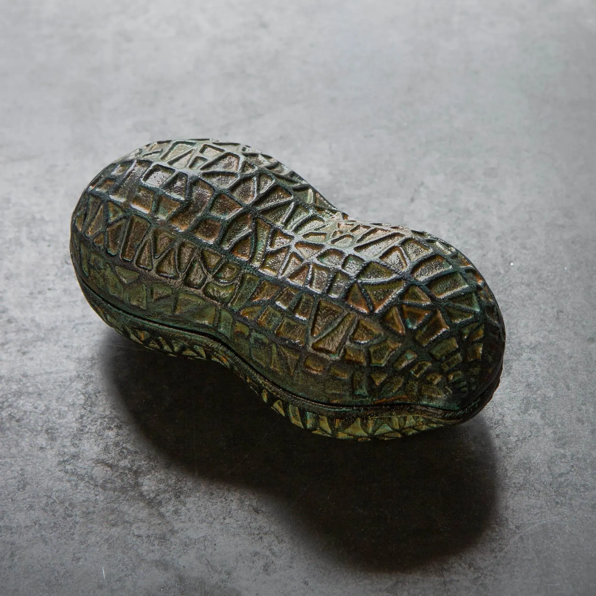 Peanut Storage Box - Green, Aluminium