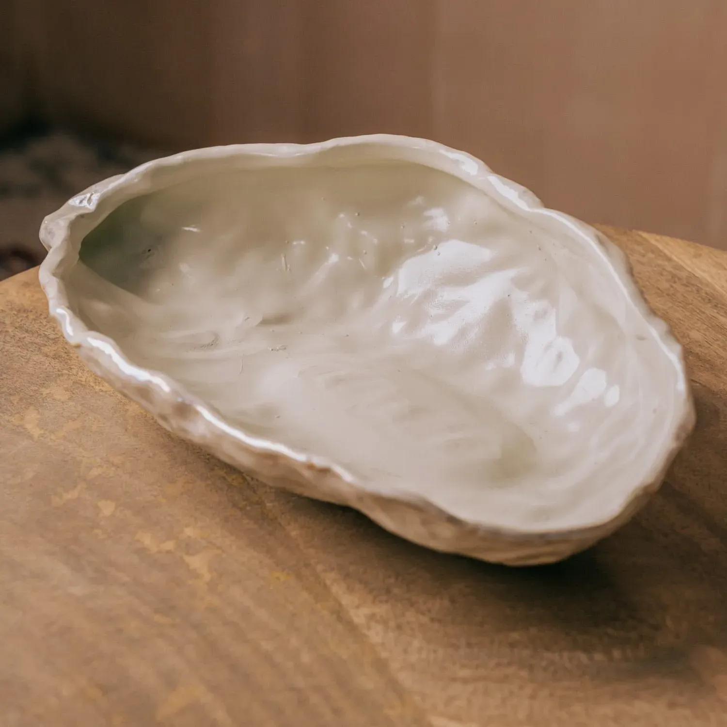 Pearl Medium Ceramic Trinket Dish