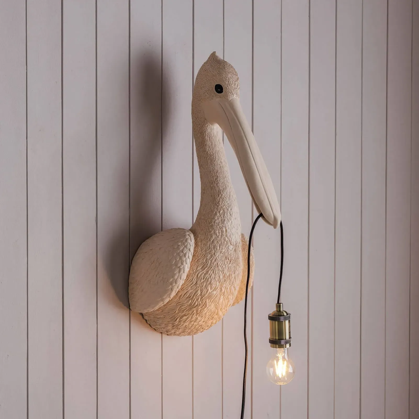 Penny Pelican Wall Light - Pink, Resin image