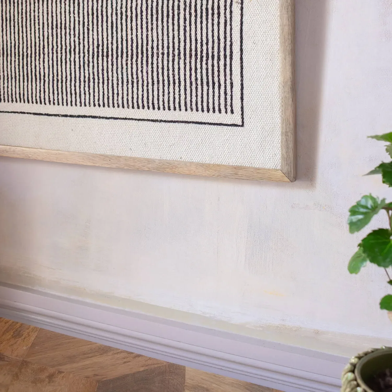 Piet Abstract Wall Art - Natural, Mango Wood