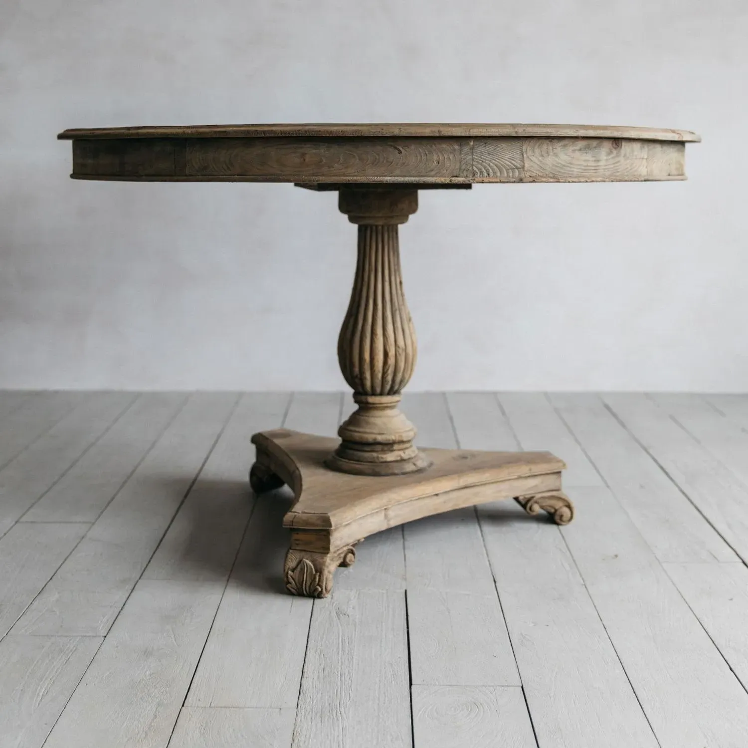 Pioneer 4-Seater Round Dining Table - Reclaimed Pine