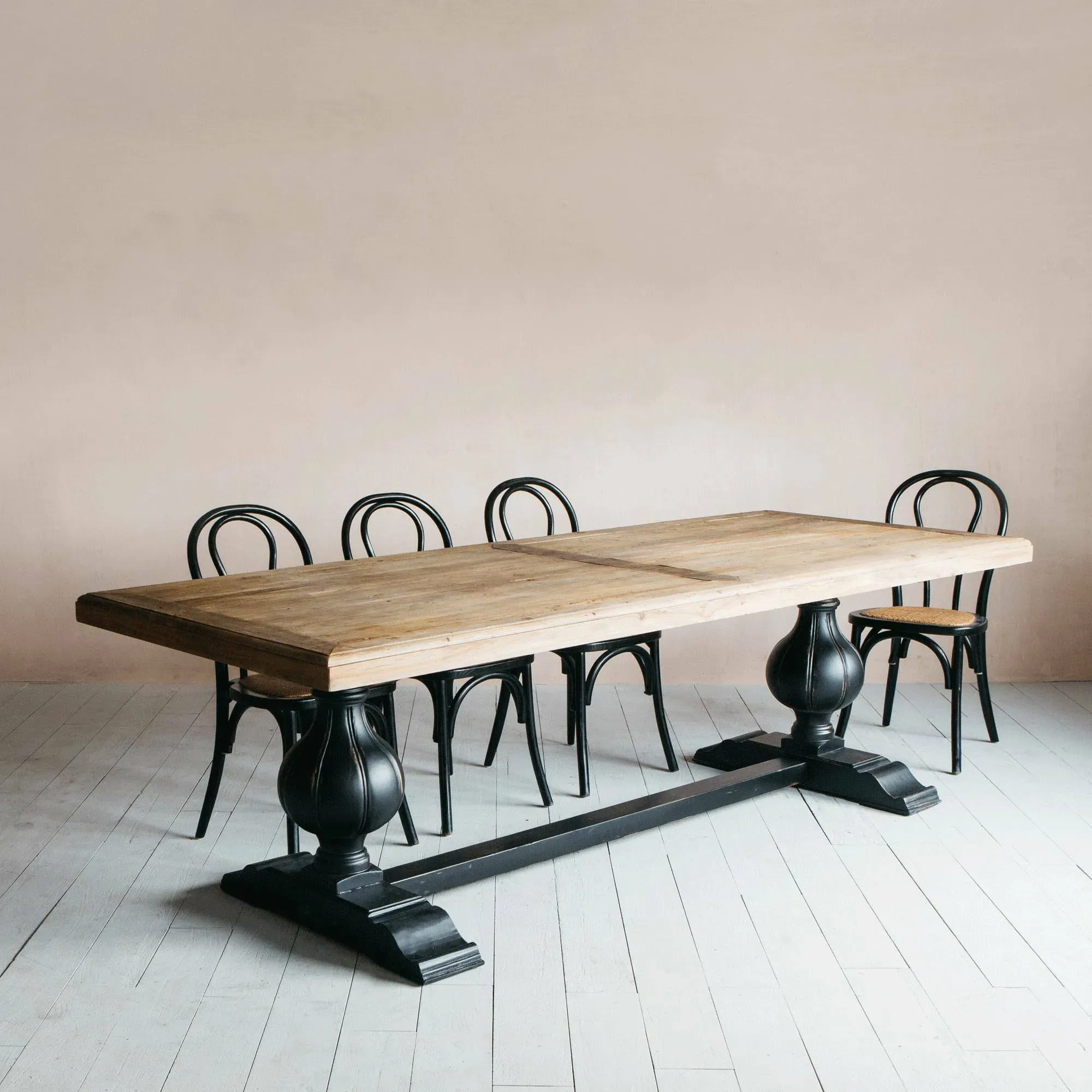 Porter 10 Seater Dining Table - Natural, Elm