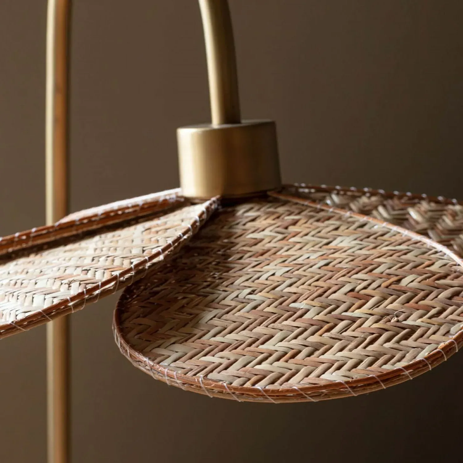 Primrose Floor Lamp - Wicker