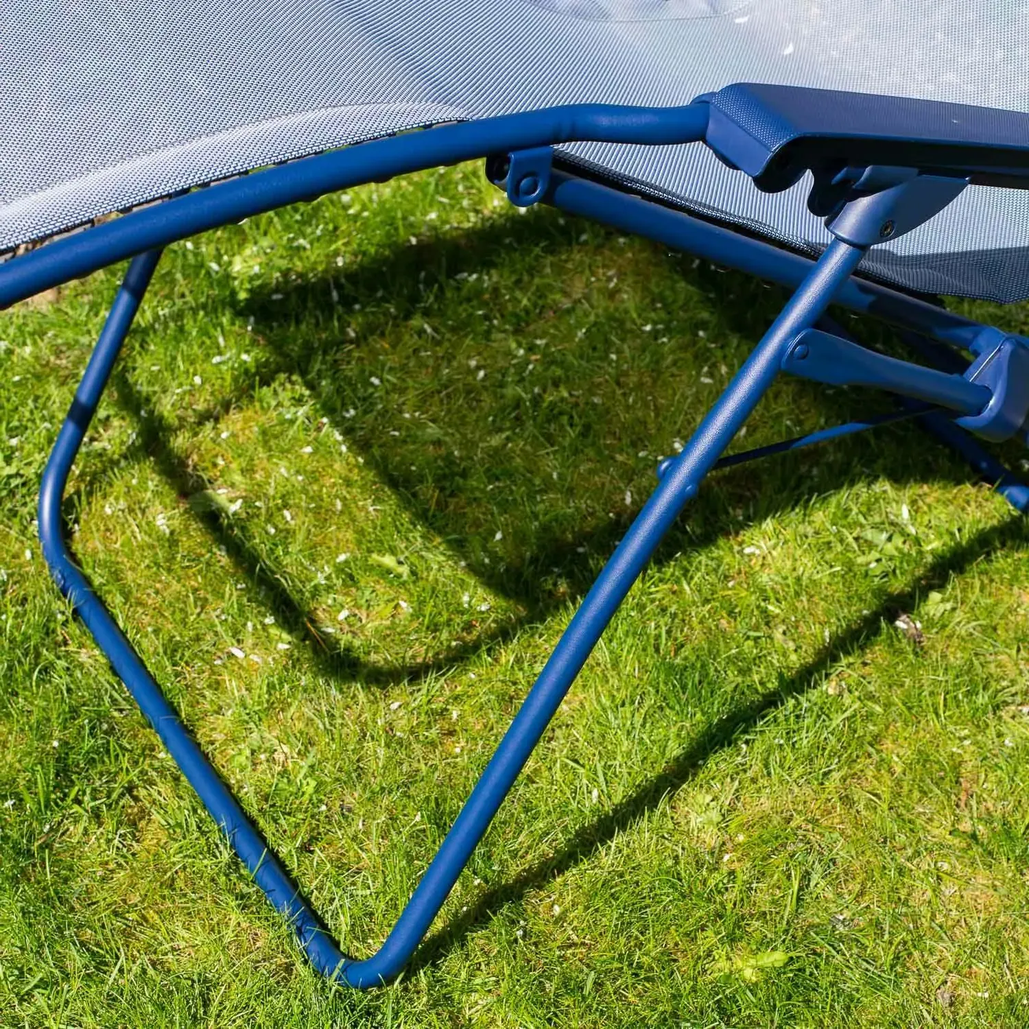 Reclining Garden Chair - Indigo Blue, Canvas