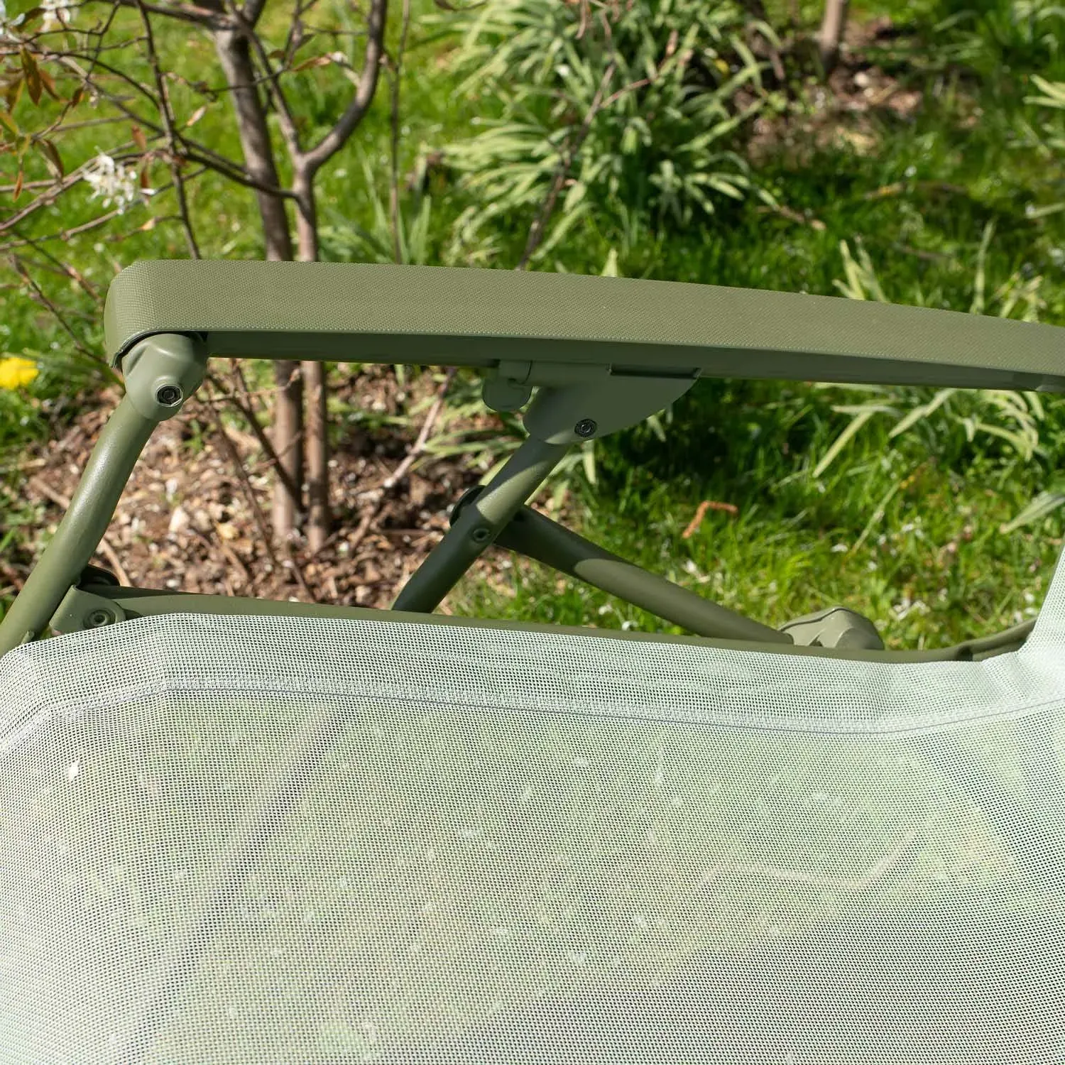 Reclining Garden Chair - Moss Green, Canvas