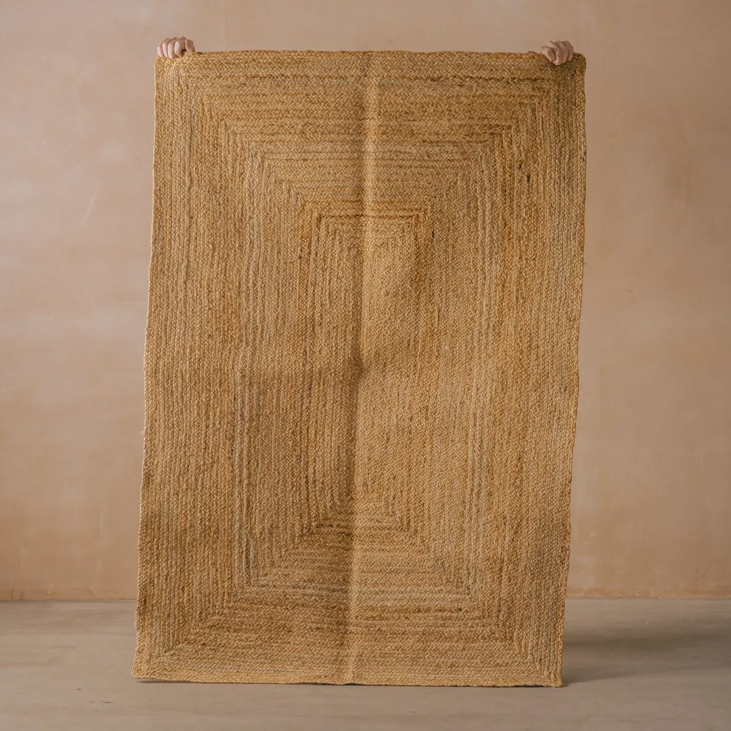 Rectangular Jute Rug - Natural image