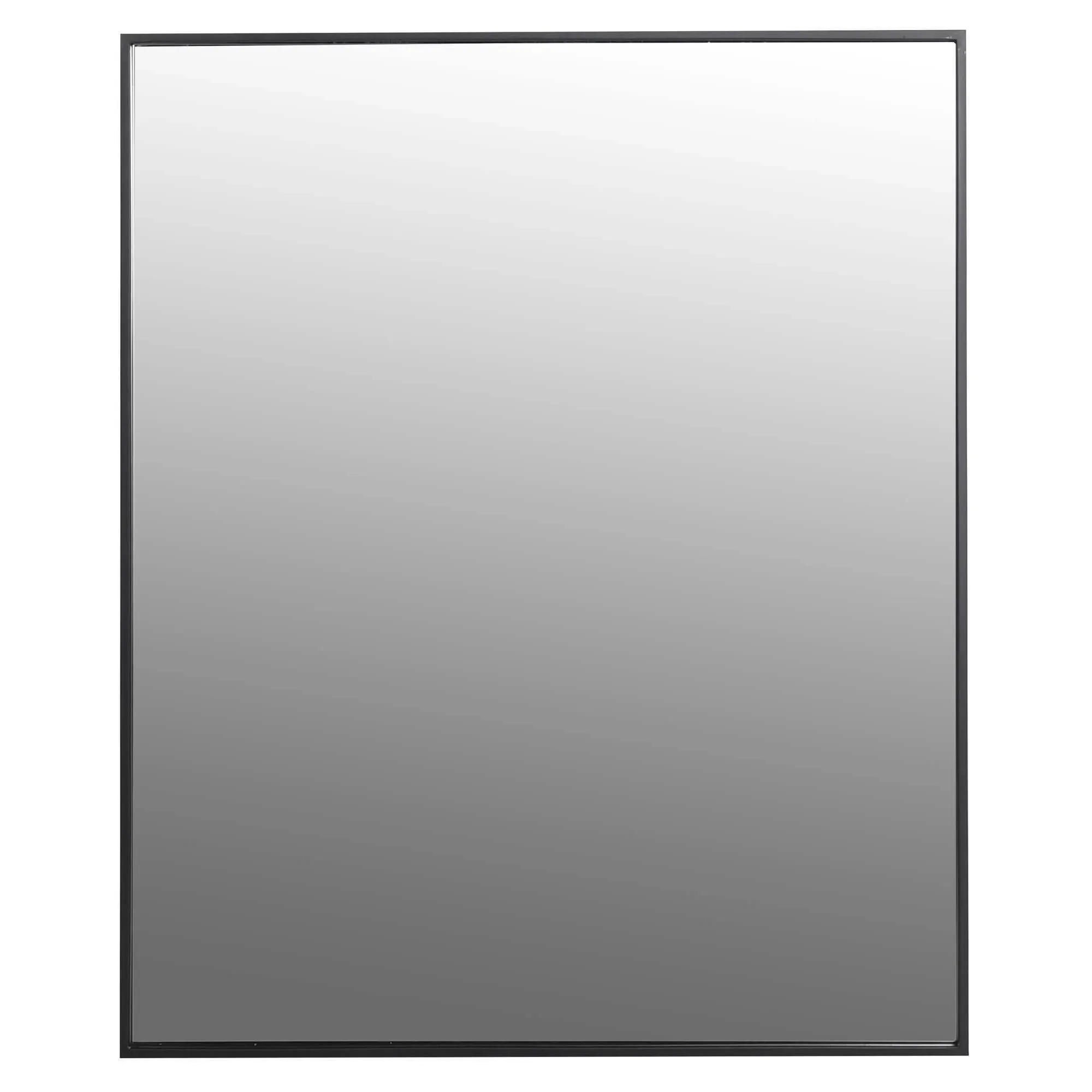 Rectangular Mirror - Black, Iron