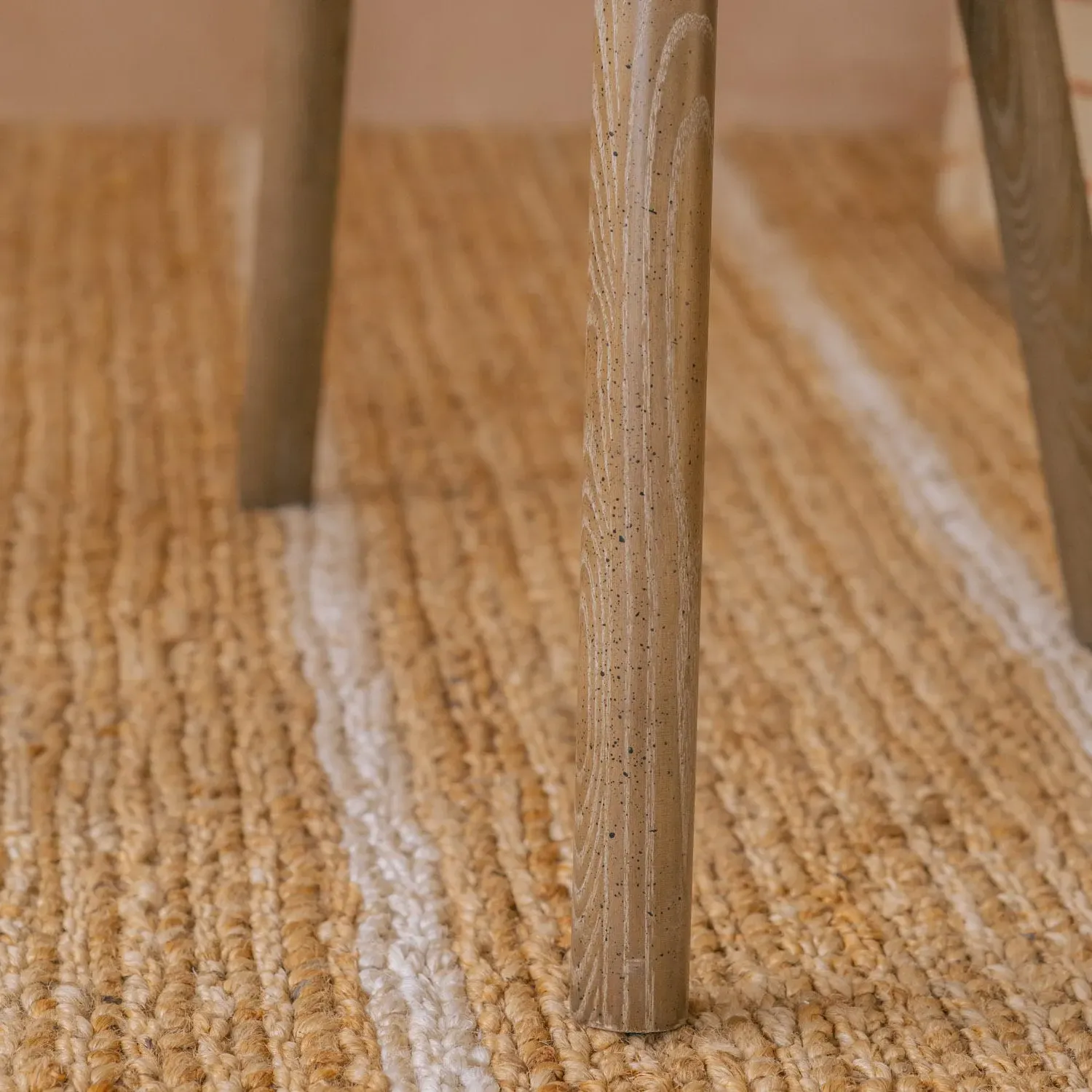 Rigby Dining Chair with Natural Legs - Moss Green, Velvet