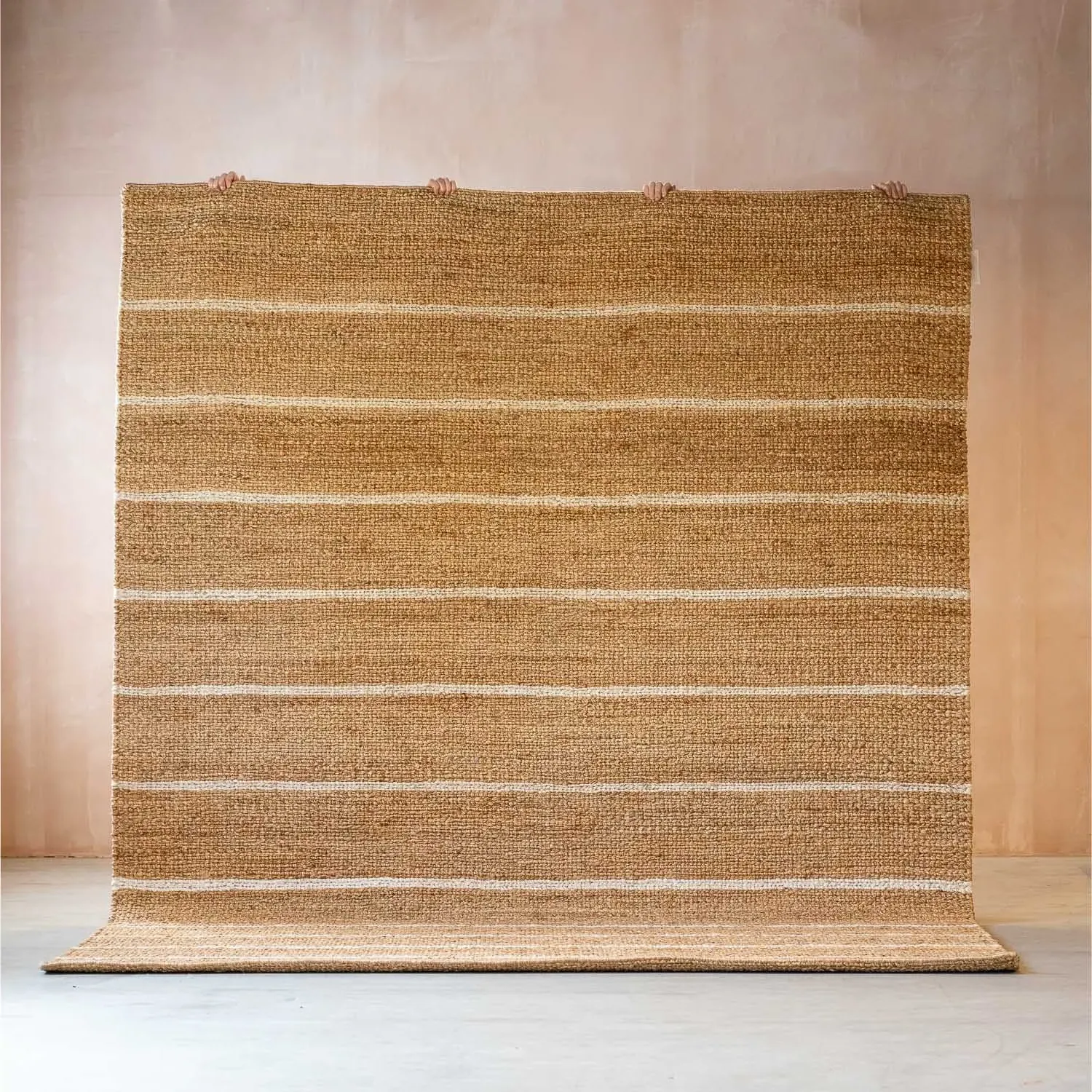 Riley Flatweave Rug - Cream, Hemp