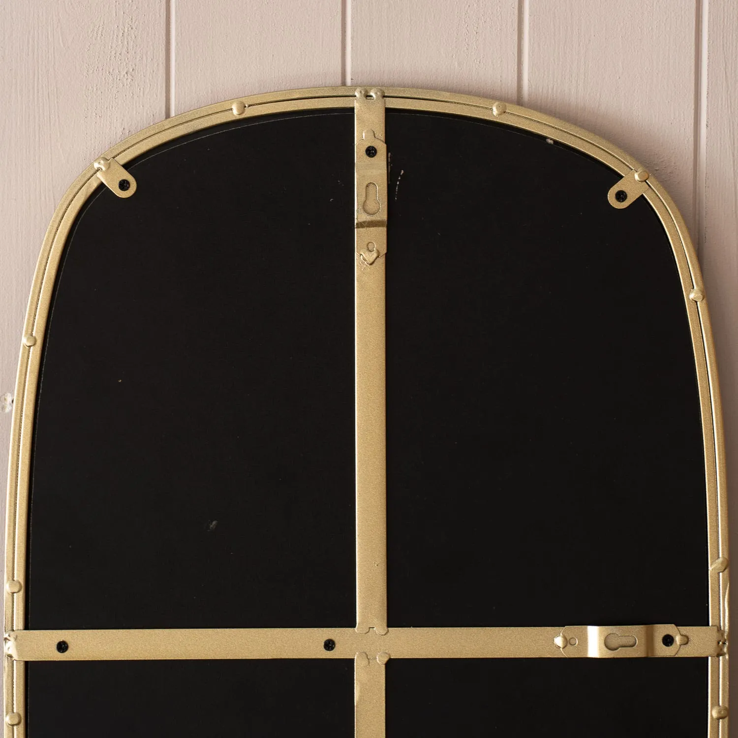 Robbie Wide Wall Mirror - Gold