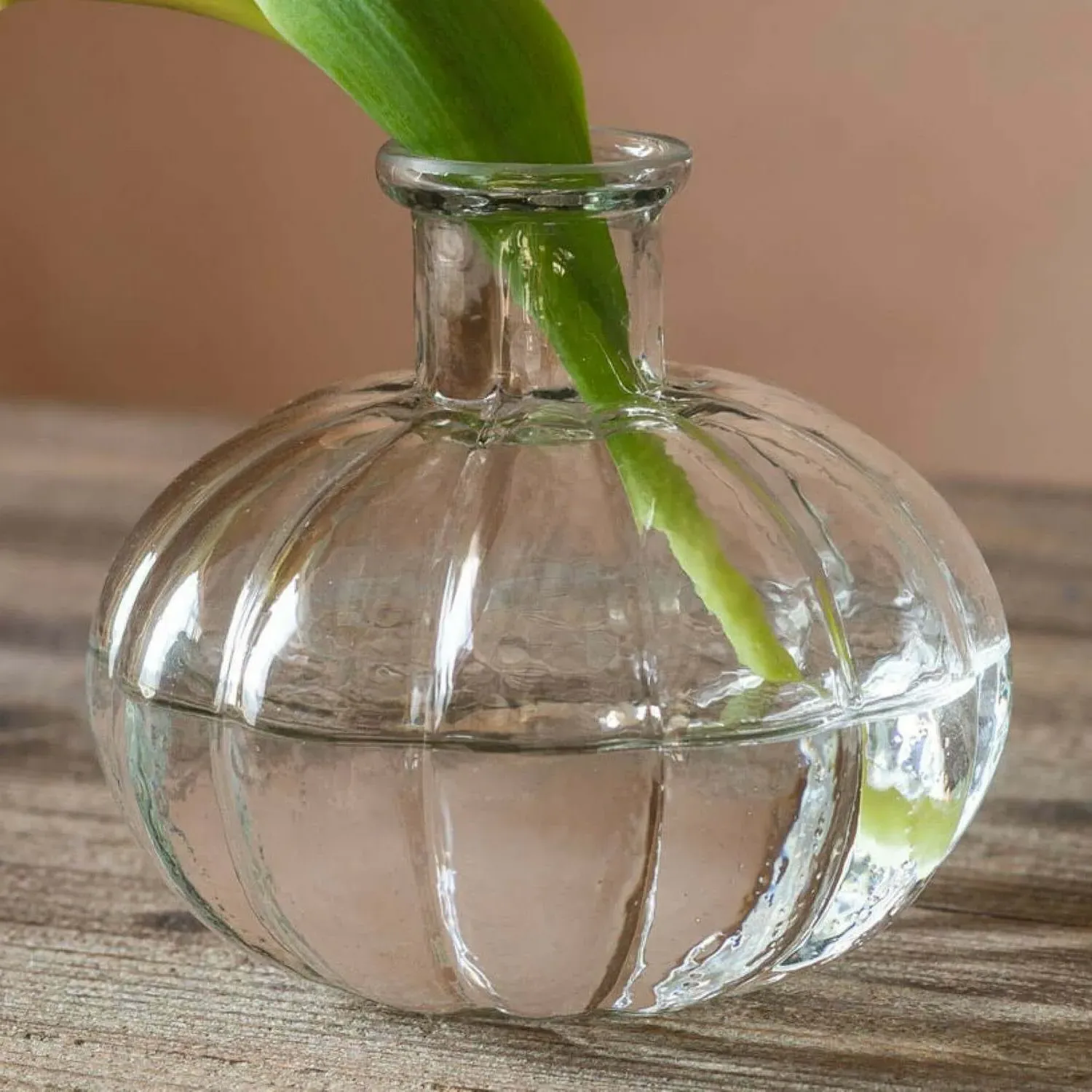 Romance Round Posy Vase - Clear, Glass