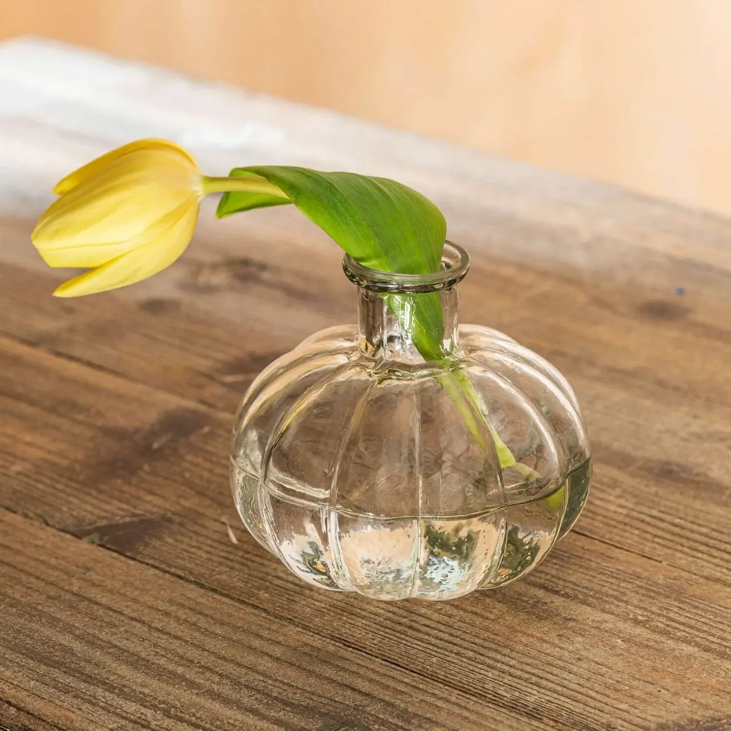 Romance Round Posy Vase - Clear, Glass image