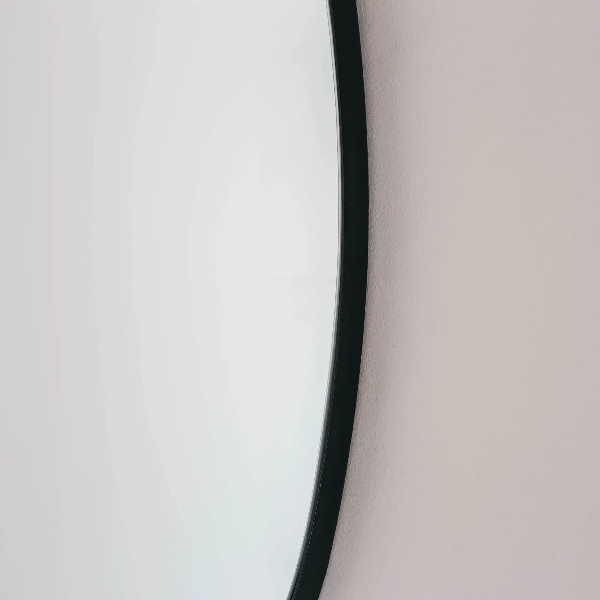 Ronnie Wide Mirror - Black, Metal