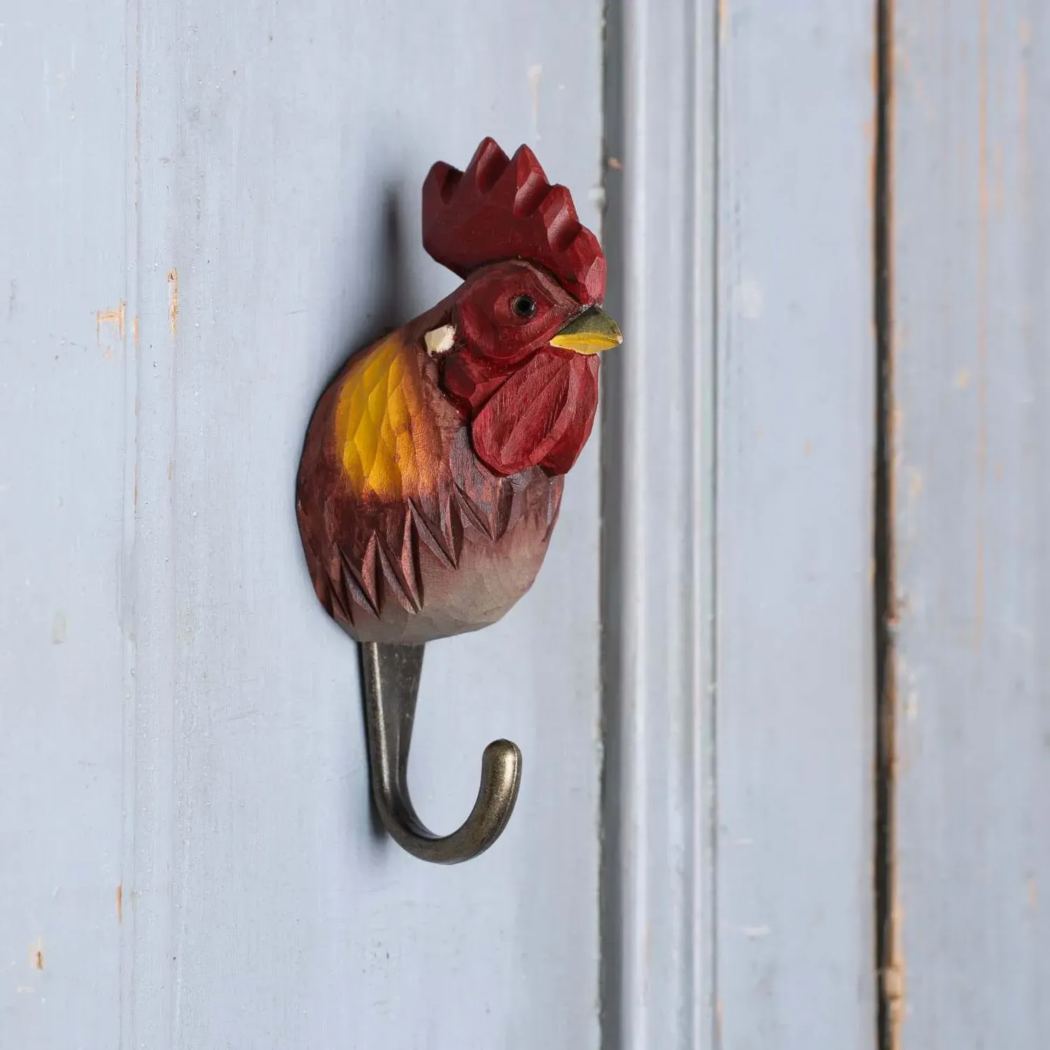 Rooster Wall Hook - Bronze