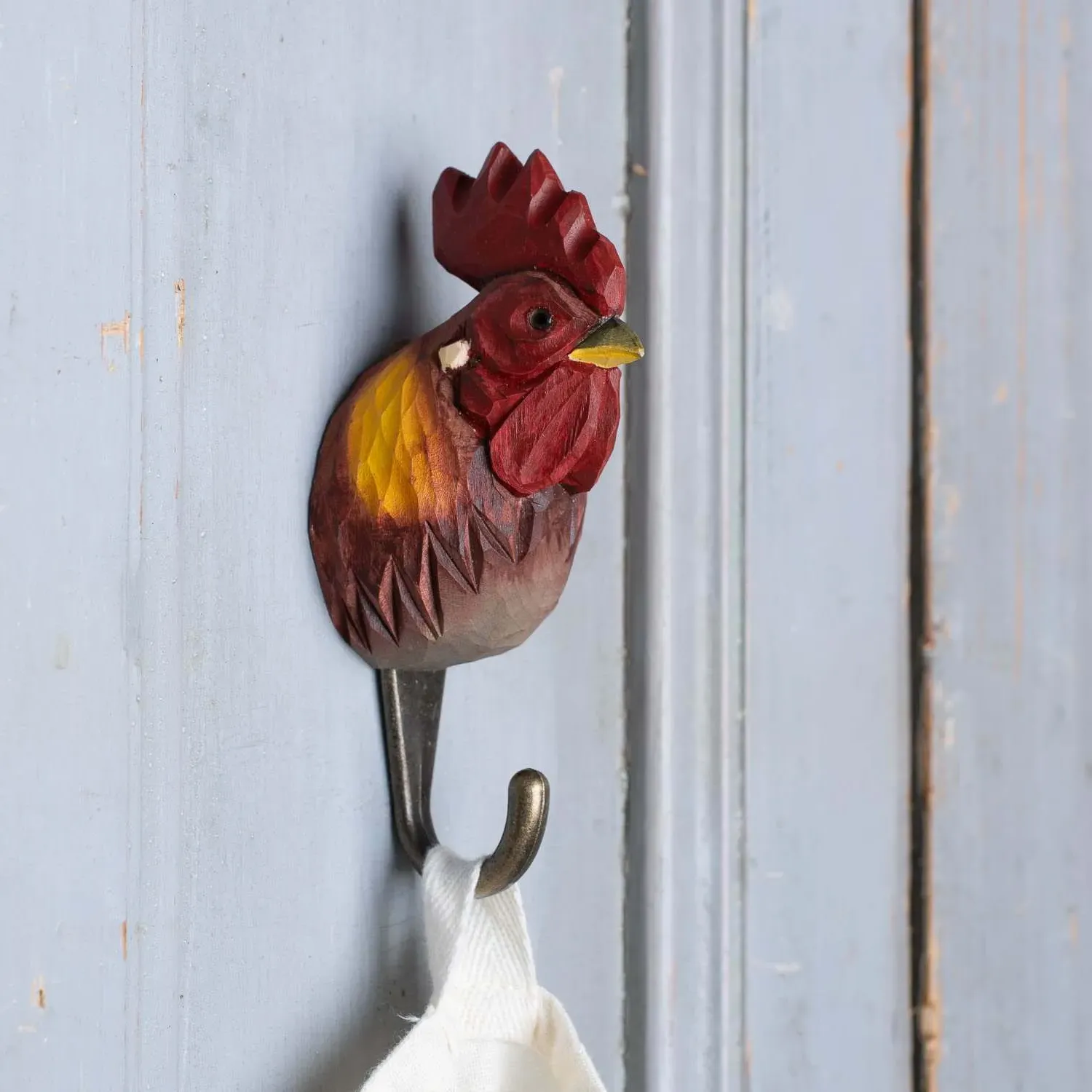 Rooster Wall Hook - Bronze