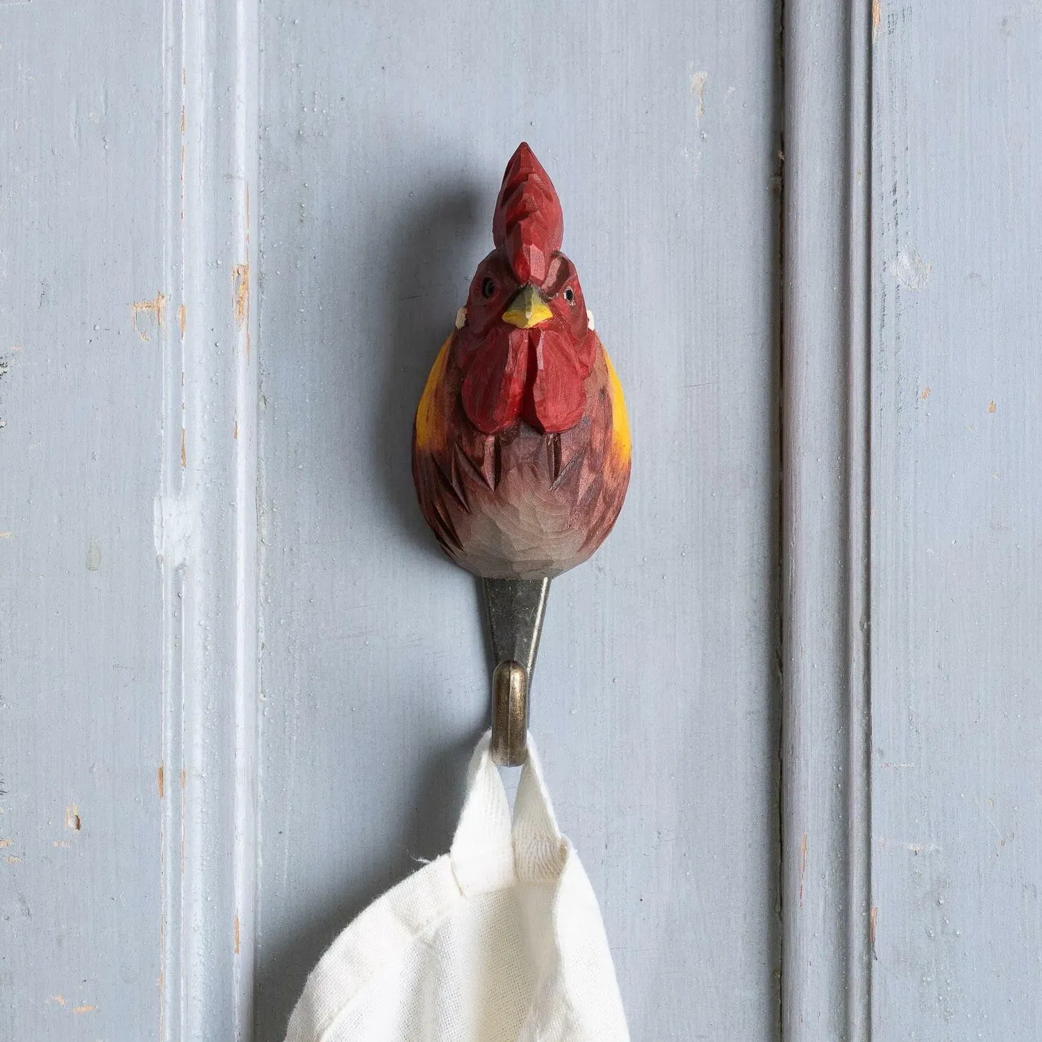 Rooster Wall Hook - Bronze image