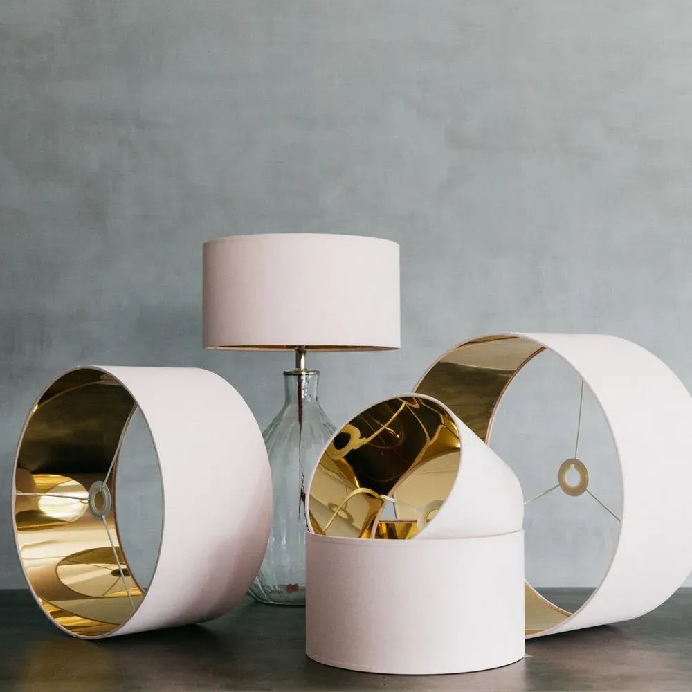 Rose Blush 20" Cotton Lamp Shade - Pink, Cotton