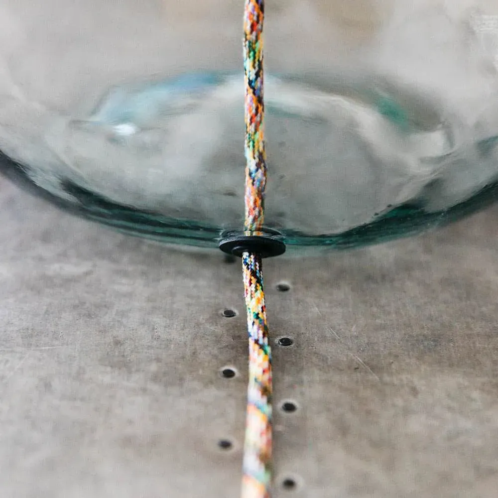 Round Table Lamp - Clear, Glass