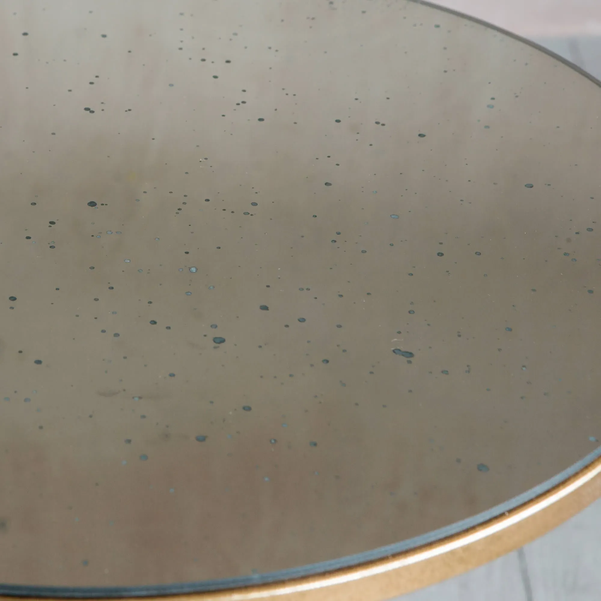 Round Tripod Side Table - Gold, Iron