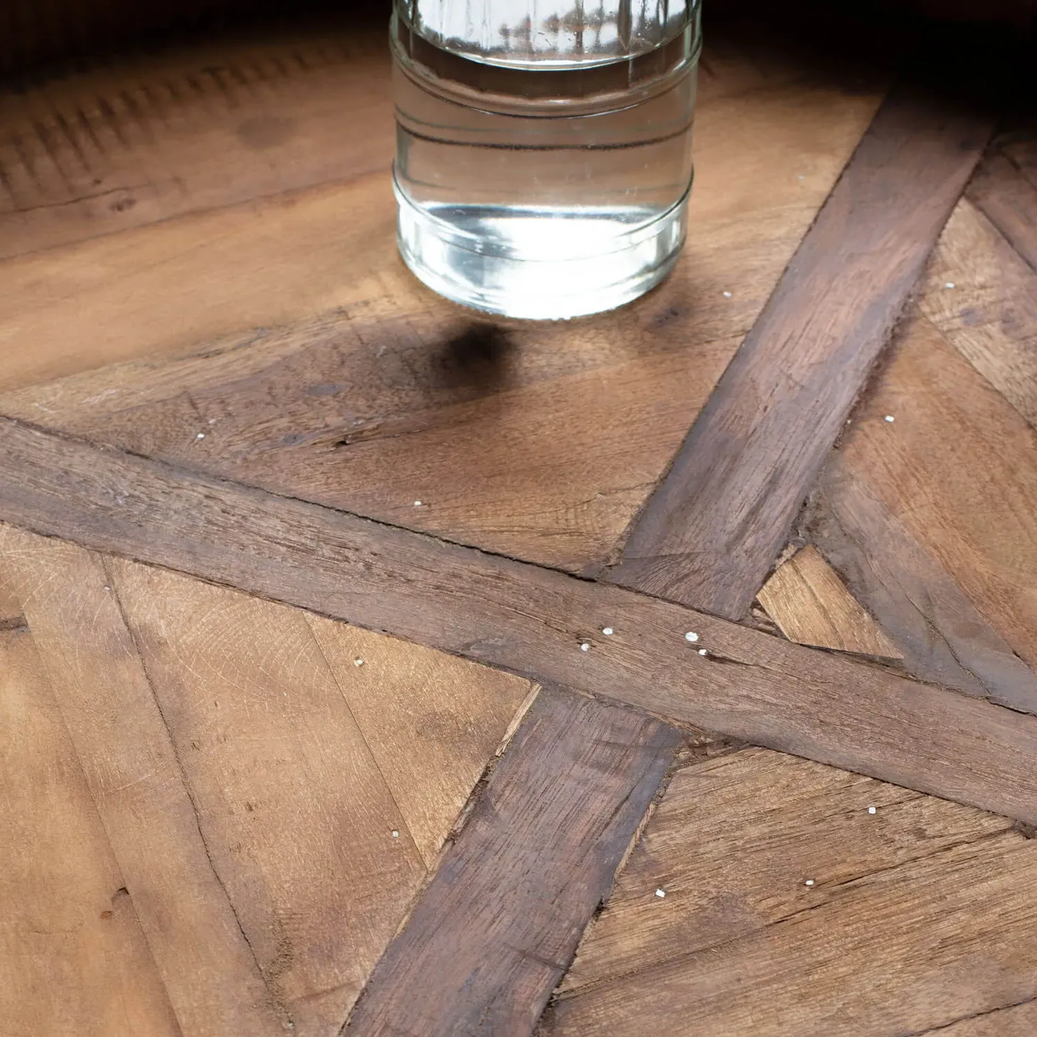 Ryka Round Grinder Side Table - Brown, Wood