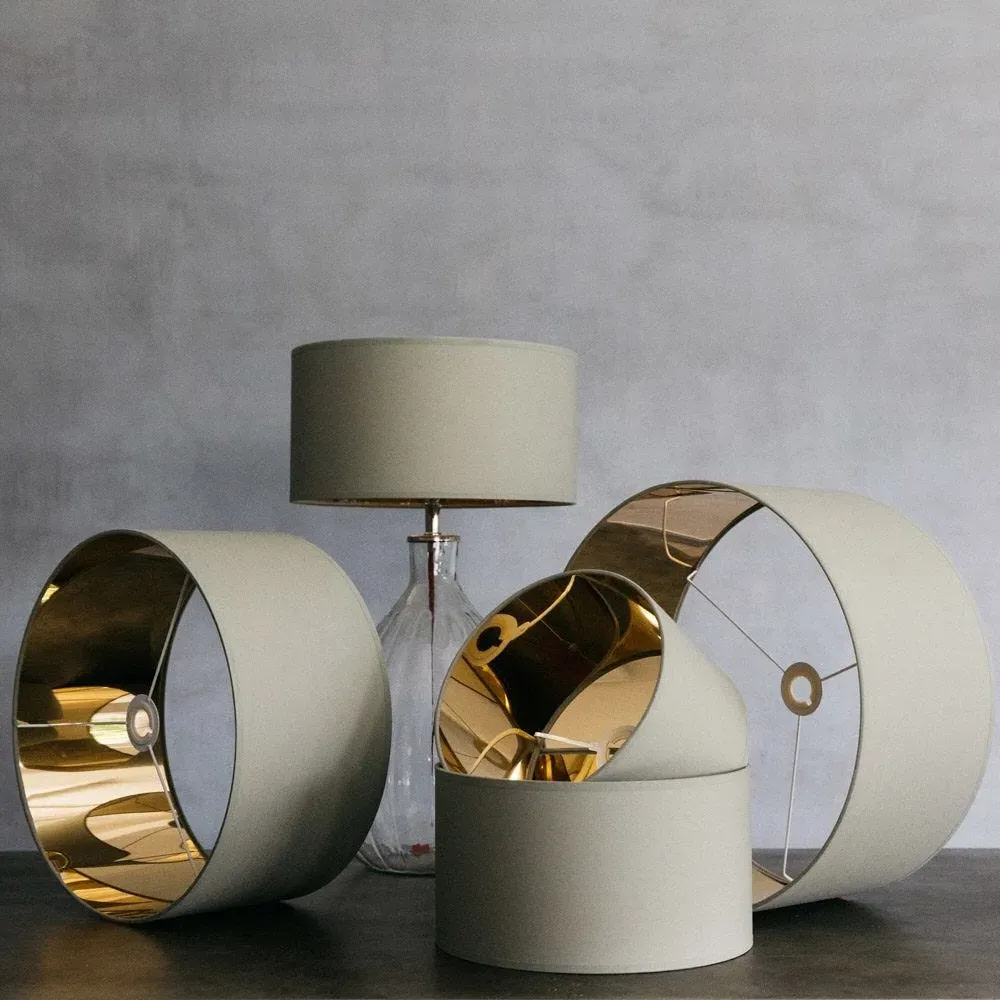 Sage Green 10" Lamp Shade - Green, Cotton image