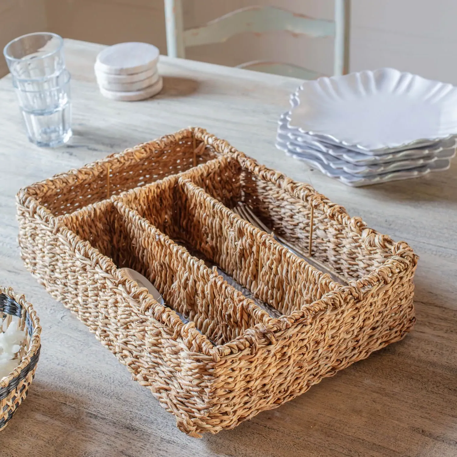 Seagrass Cutlery Tray
