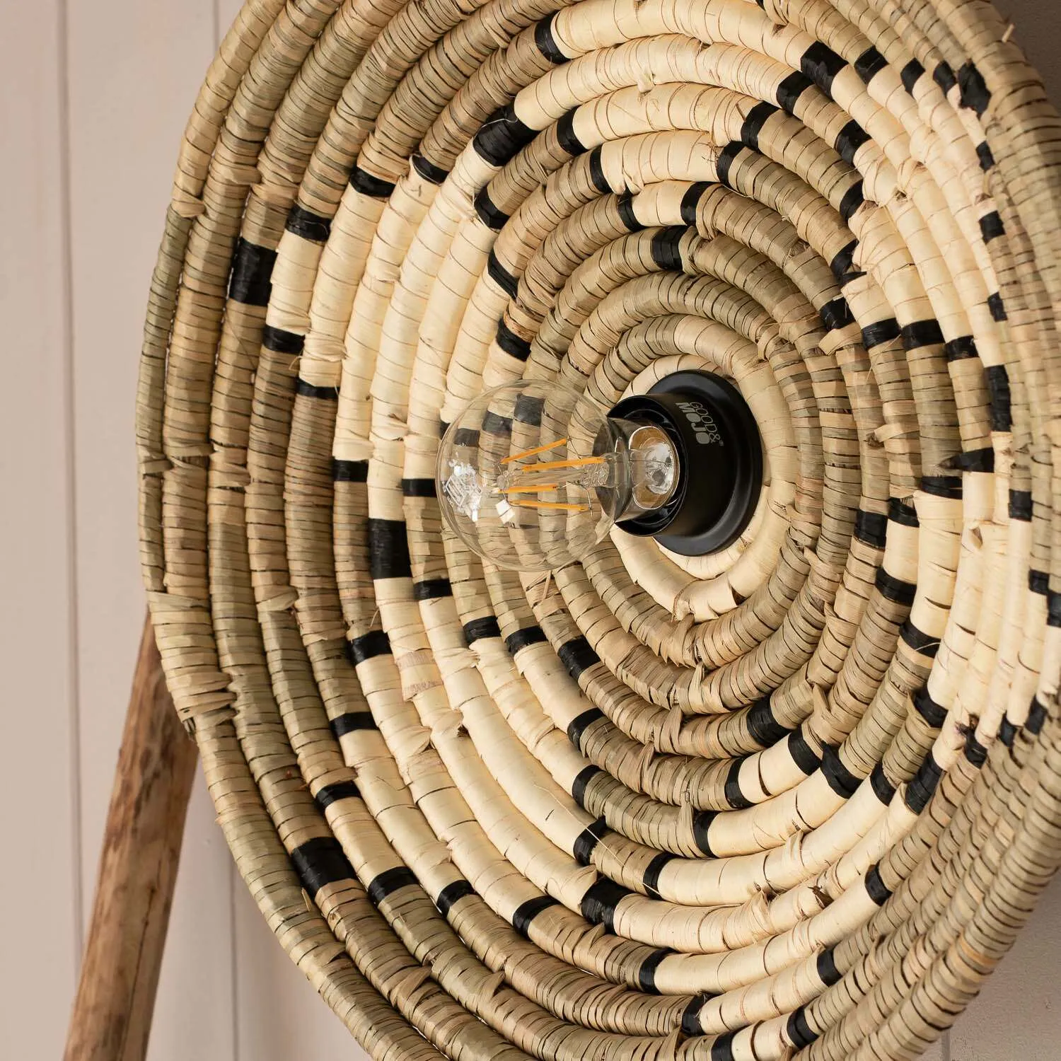 Seagrass Plate Wall Light - White