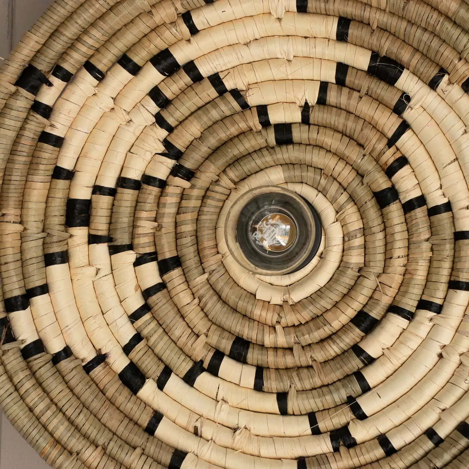 Seagrass Plate Wall Light - White