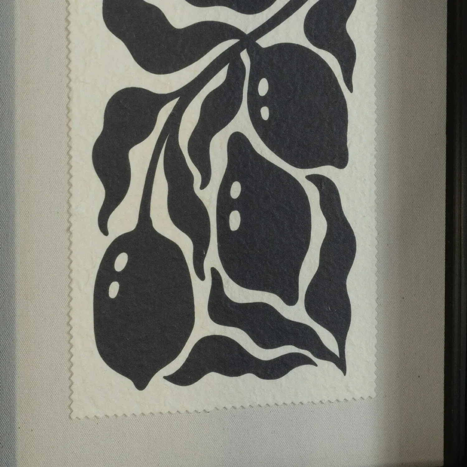 Set of Two Framed Outrenoir Prints - Black, Pine