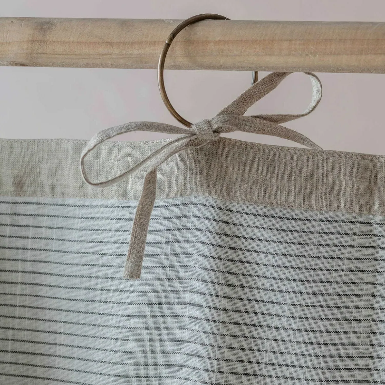 Set of Two Short Curtains - Mustard, Velvet