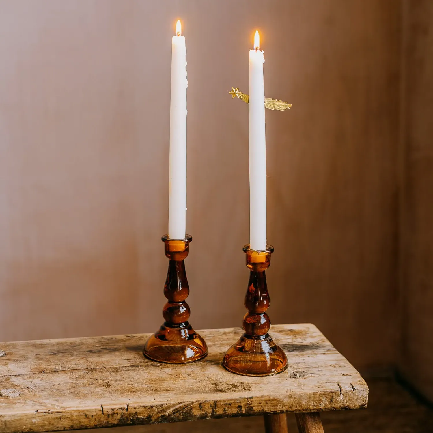 Shooting Star Candle Charms - Brass