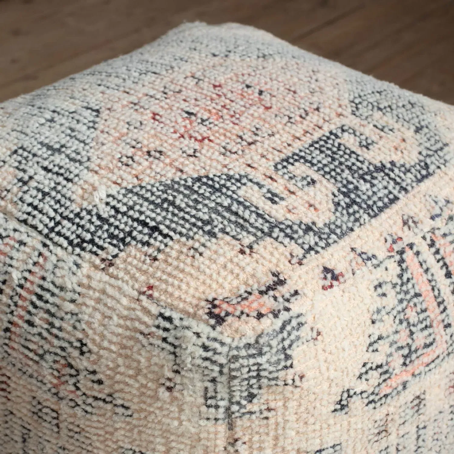 Sikara Pouffe - Wool Cotton Blend