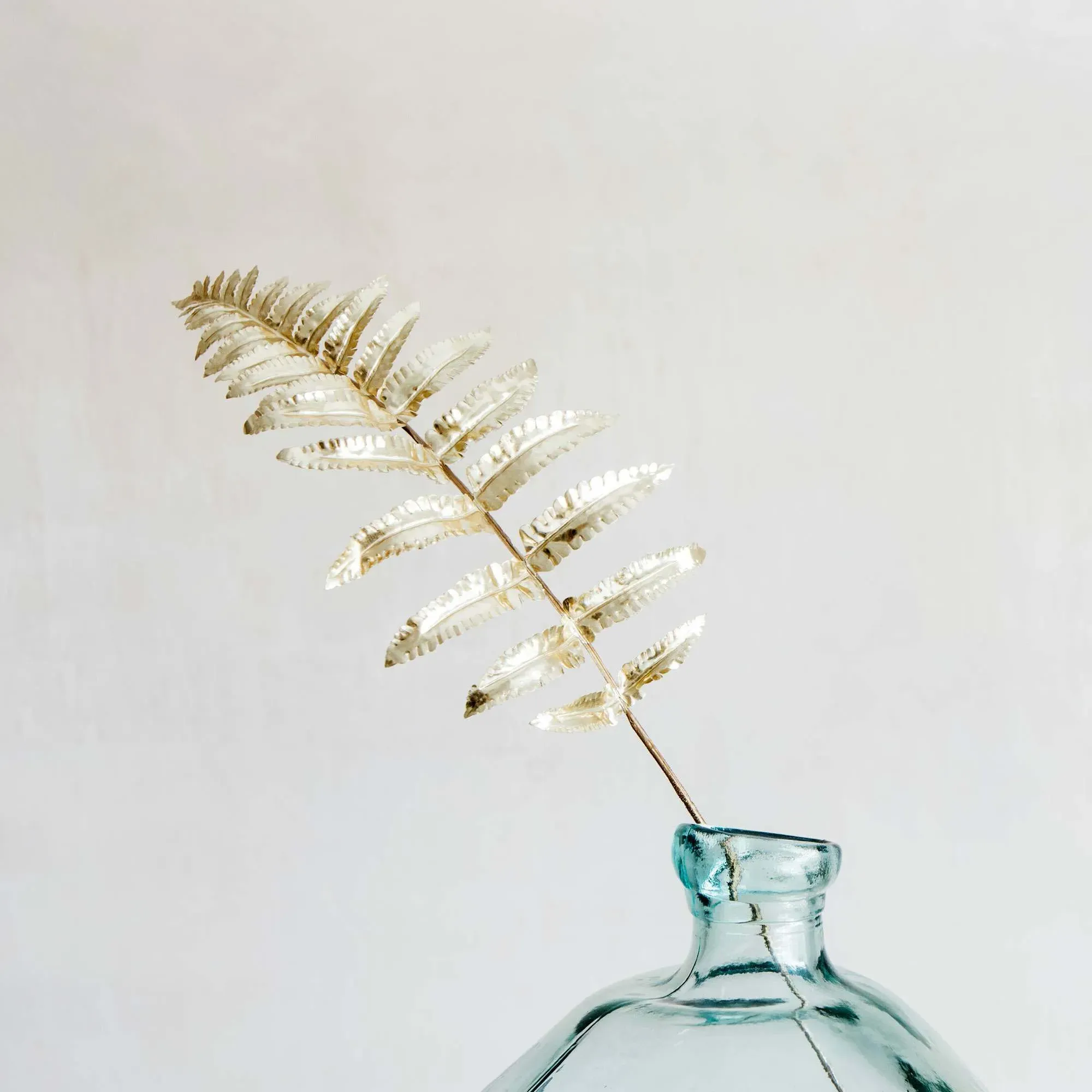 Single Fern Leaf - Gold, Plastic image