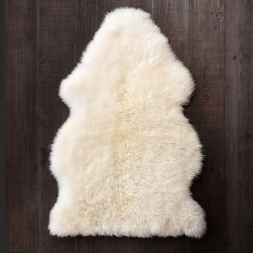 Single Sheepskin Rug - Ivory image