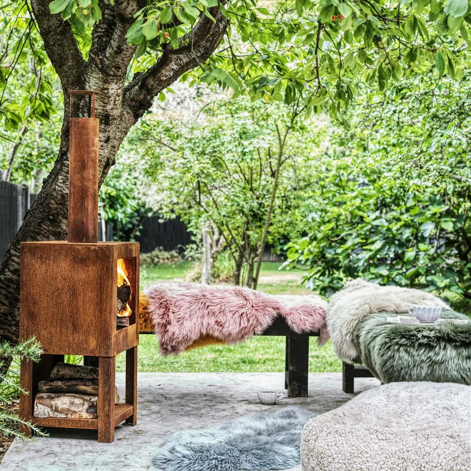 Single Sheepskin Rug - Platinum Grey