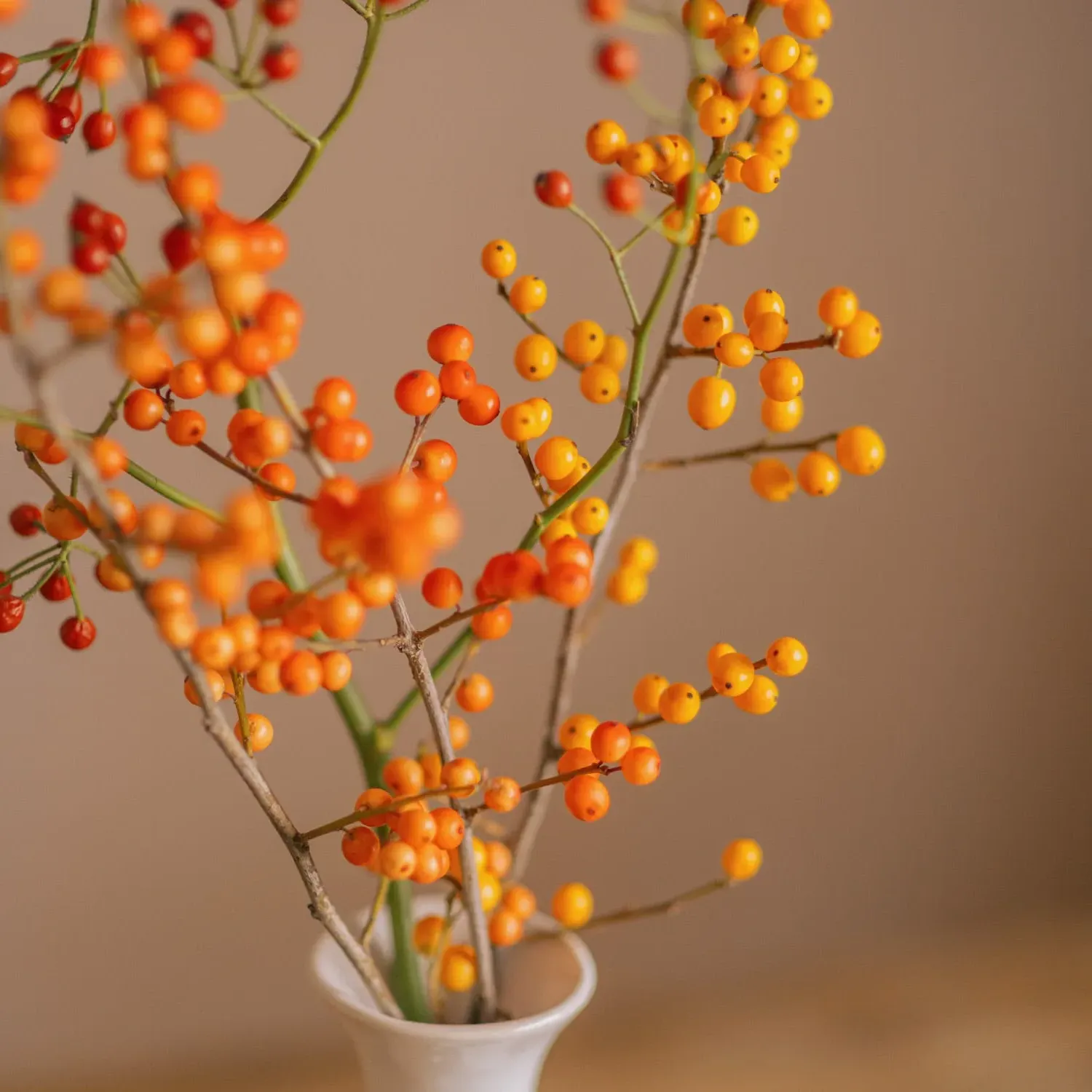 Small Blossom Vase - Off-White, Stoneware