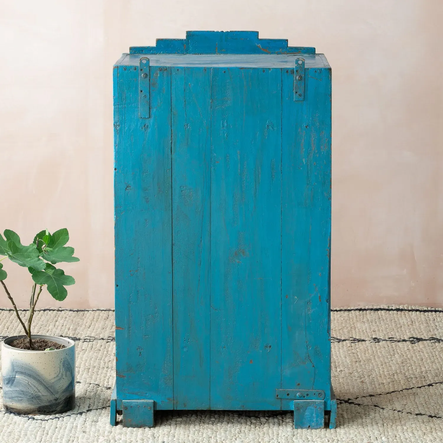 Small Cabinet - Aqua Blue, Teak