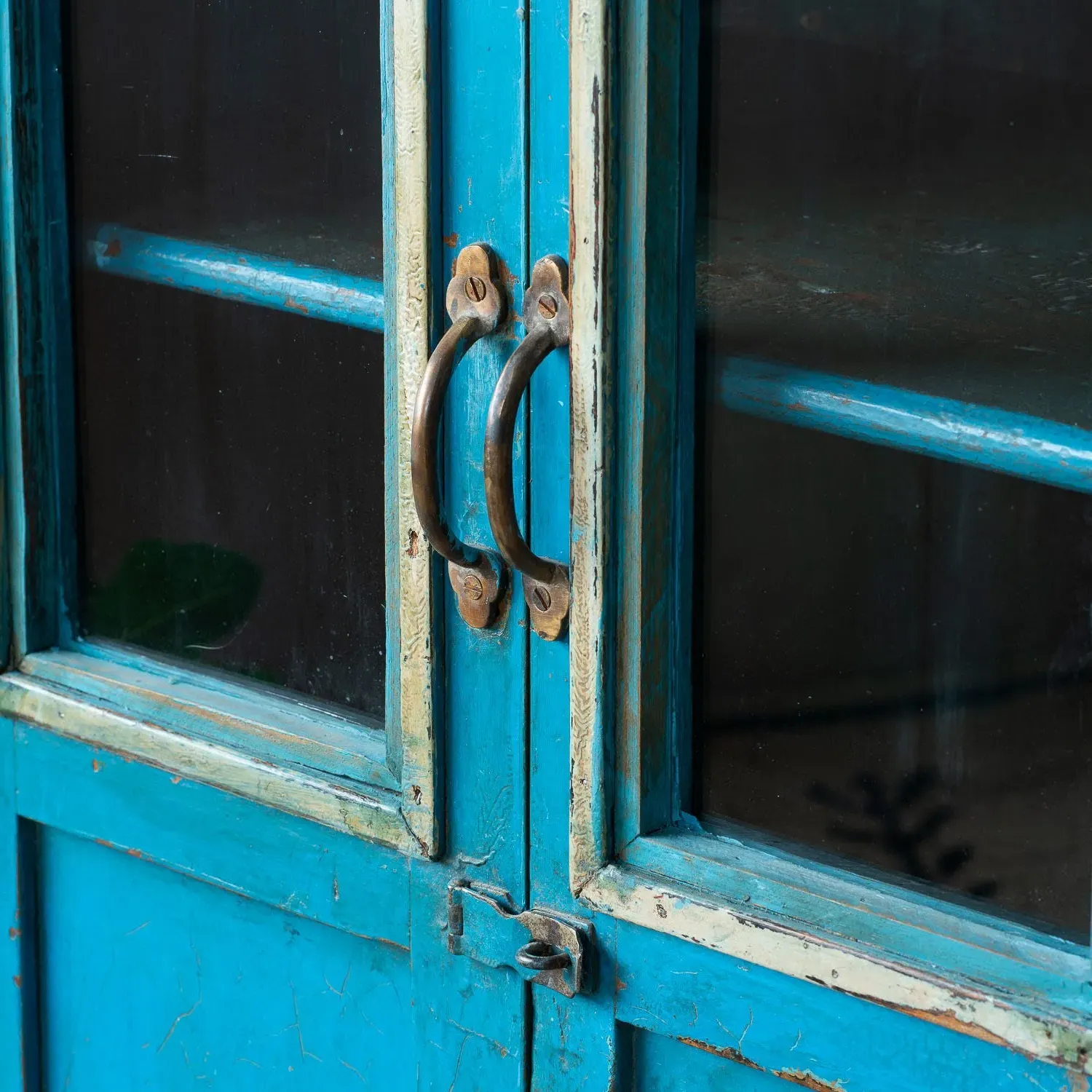 Small Cabinet - Aqua Blue, Teak