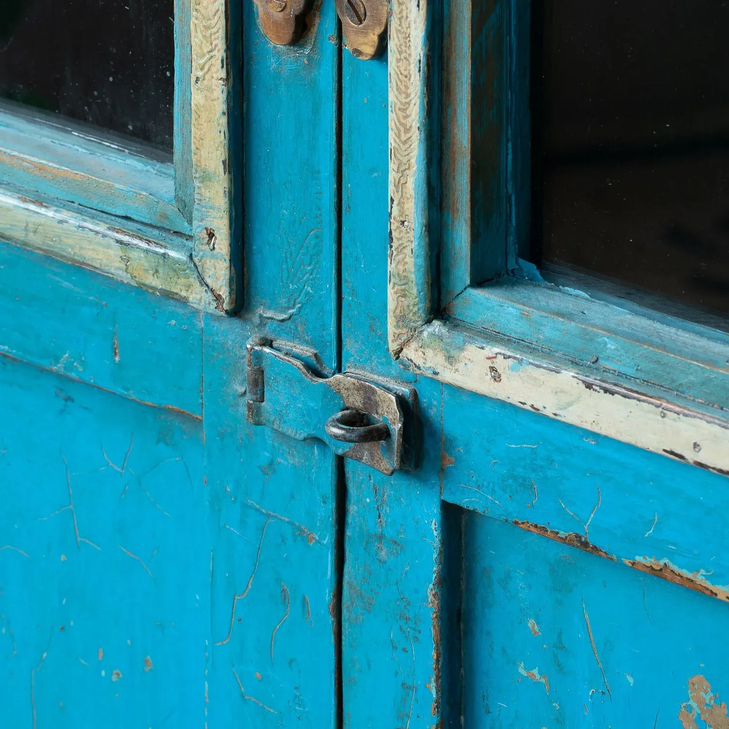 Small Cabinet - Aqua Blue, Teak