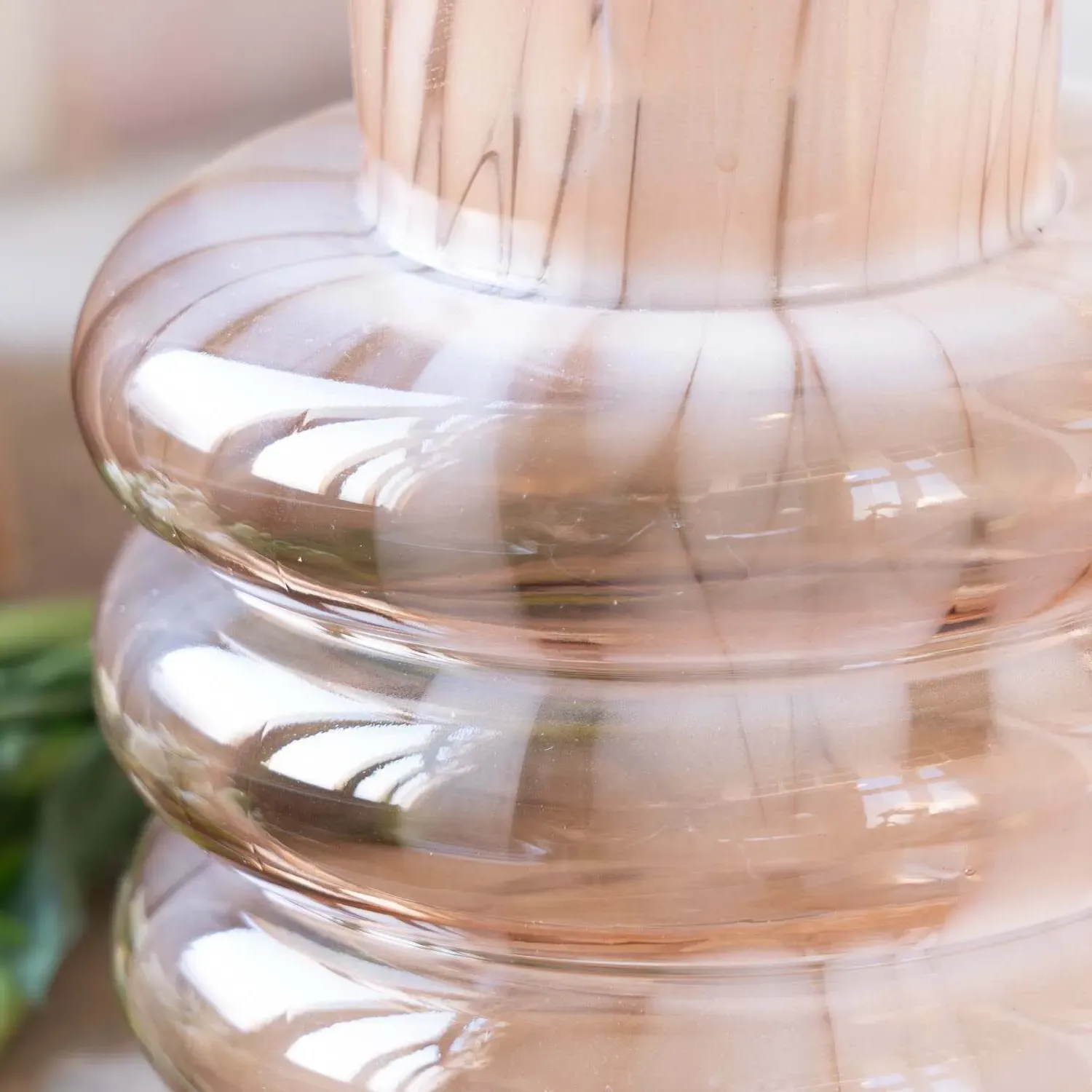 Small Cinnie Glass Vase - Brown