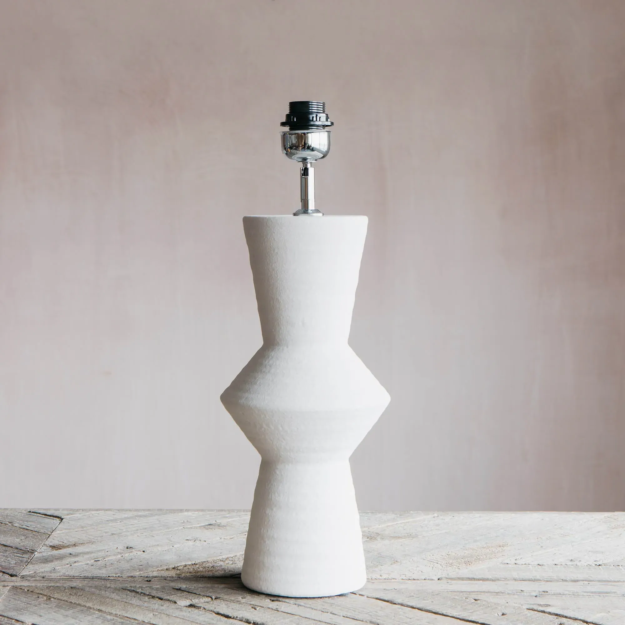 Small Cyrus Ceramic Lamp - White