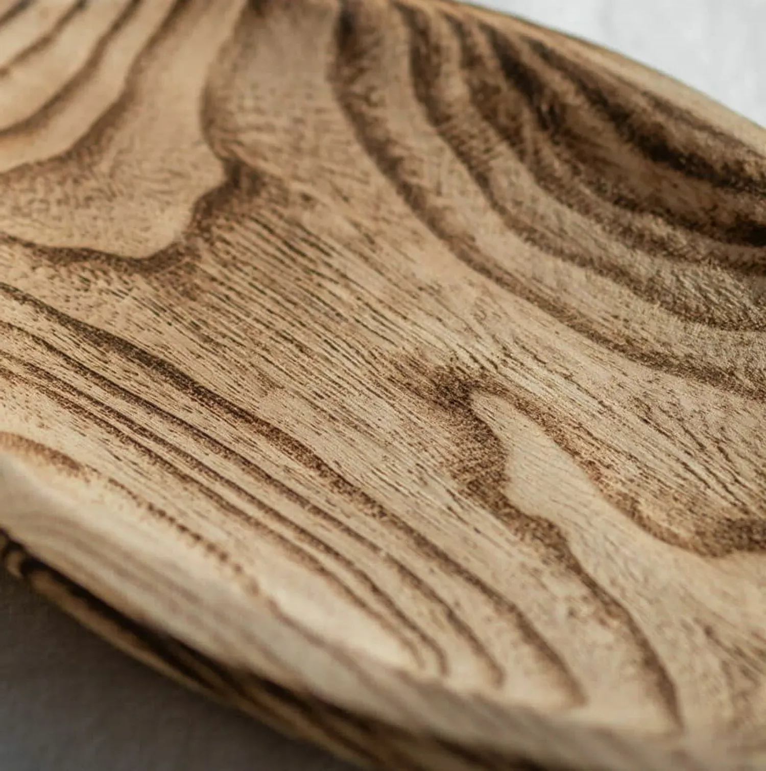 Small Fish Tray - Paulownia Wood