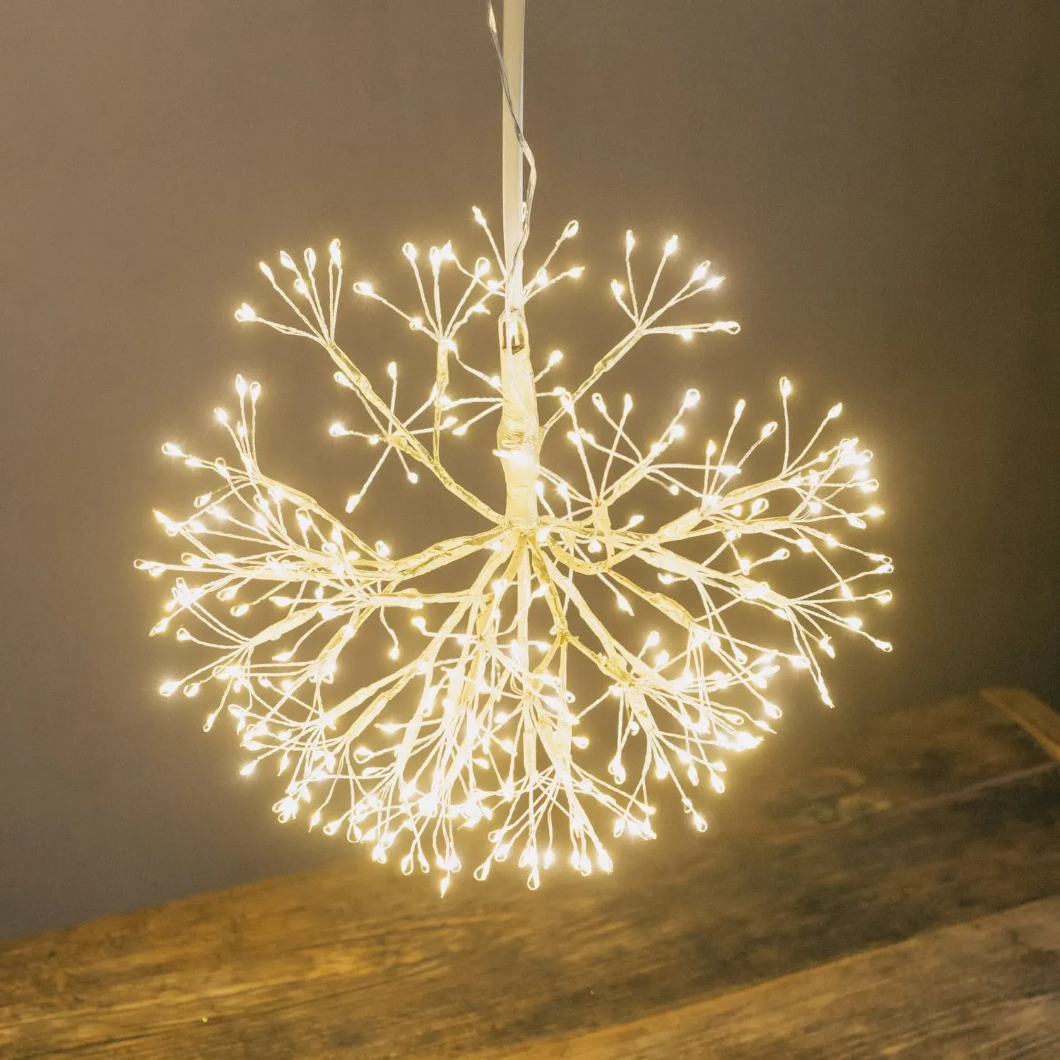 Small Hanging Dandelion Light - Gold image