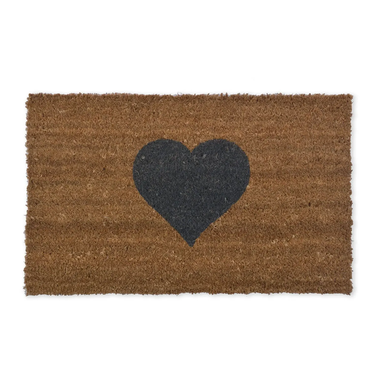 Small Heart Doormat - Natural, Coir